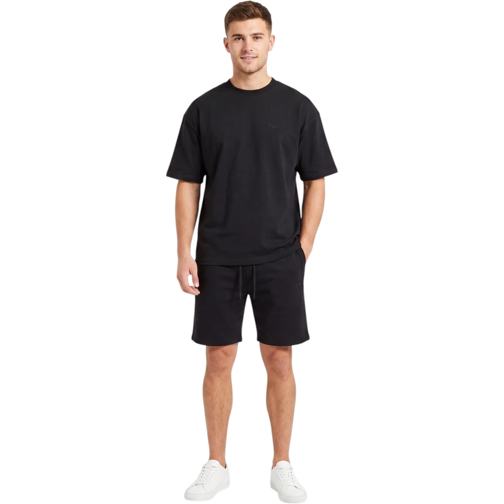 Pull & Bear Mens T-shirt Short Set