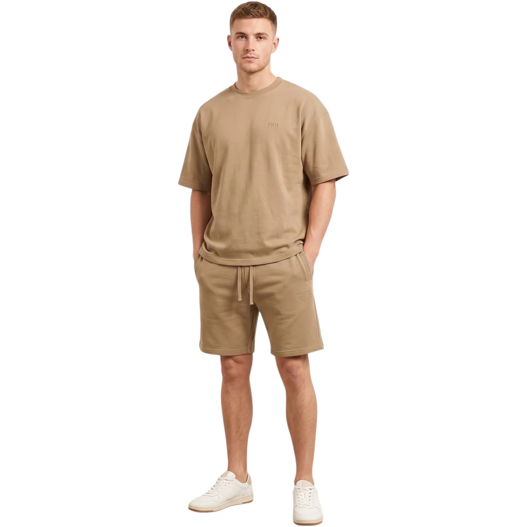 Pull & Bear Mens T-shirt Short Set