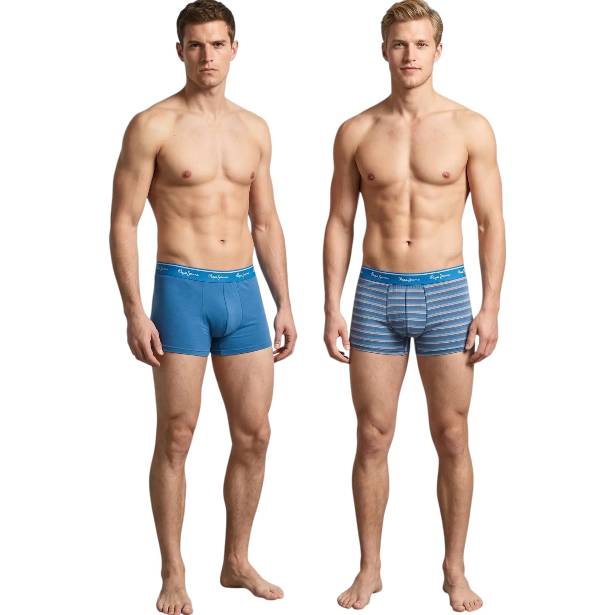 Pepe Jeans 10133 Mens Trunk Boxers 2 Pack Shorts