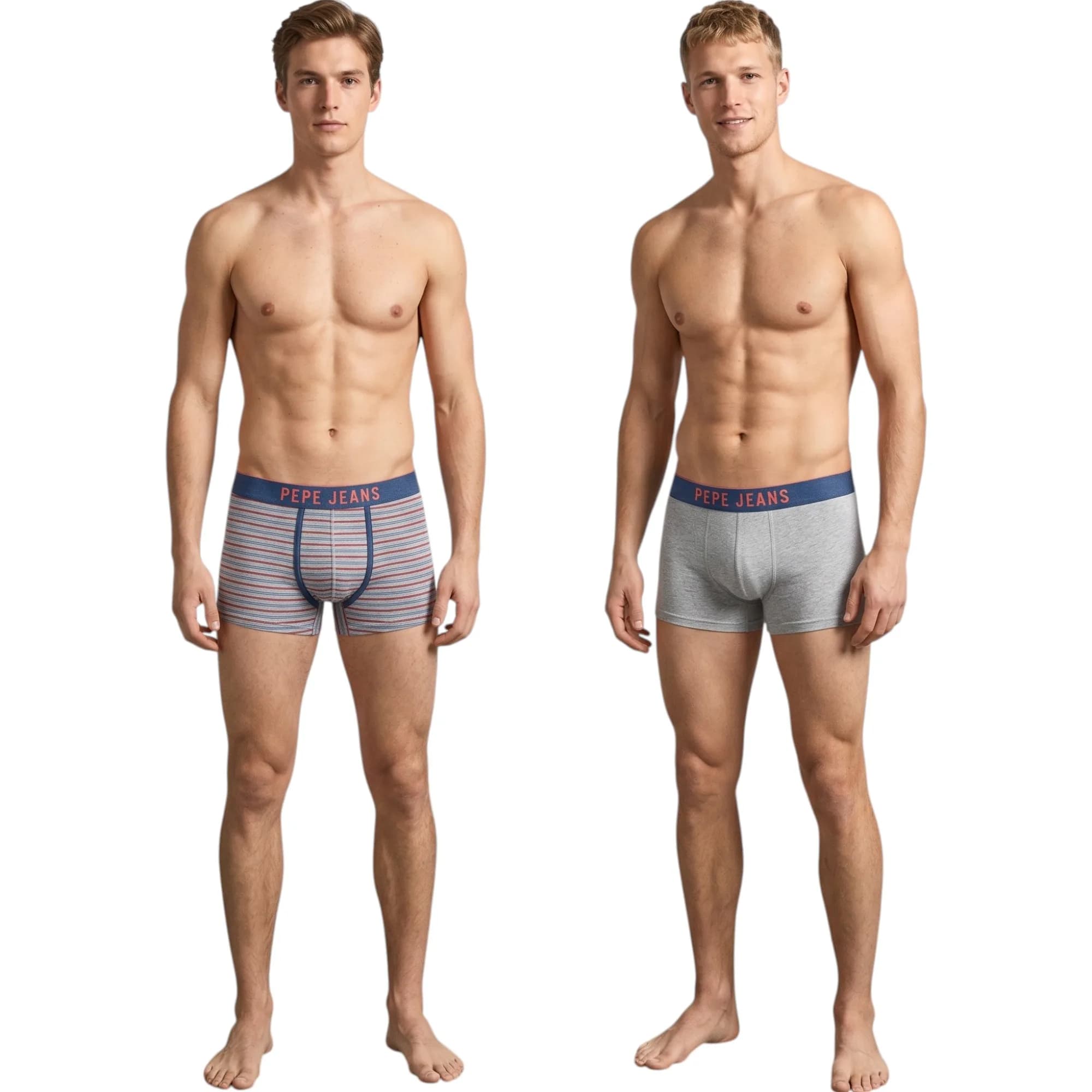 PEPE JEANS LONDON PMU10308 Mens Boxer 2 Pack Underwear