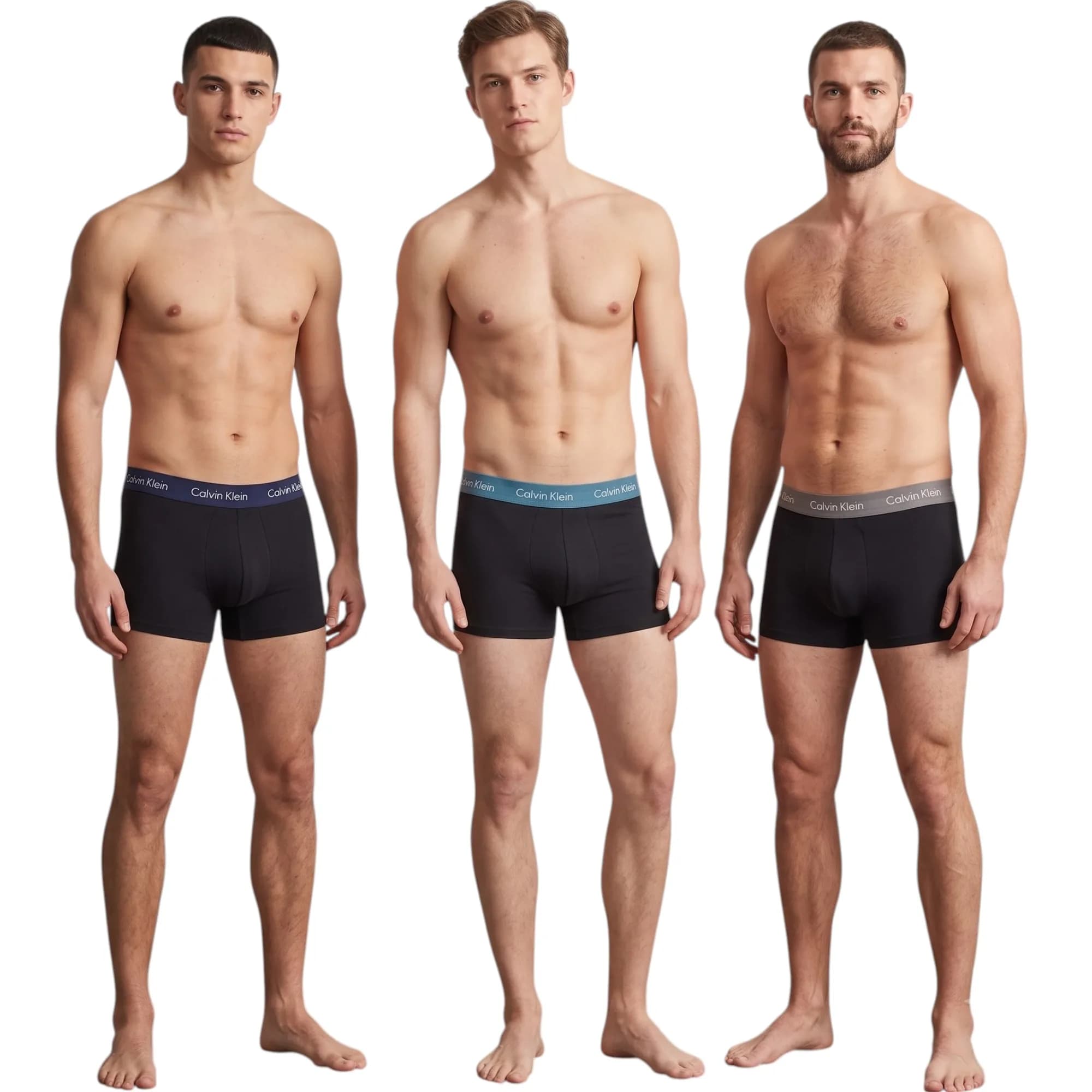 Calvin Klein SZM U2664G-SZM Mens Trunk Boxer 3 Pack