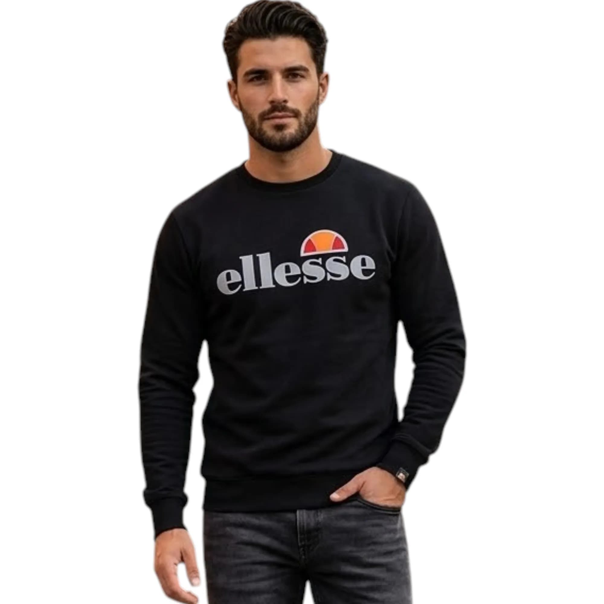 ELLESSE Mens Crew Neck Sweatshirts