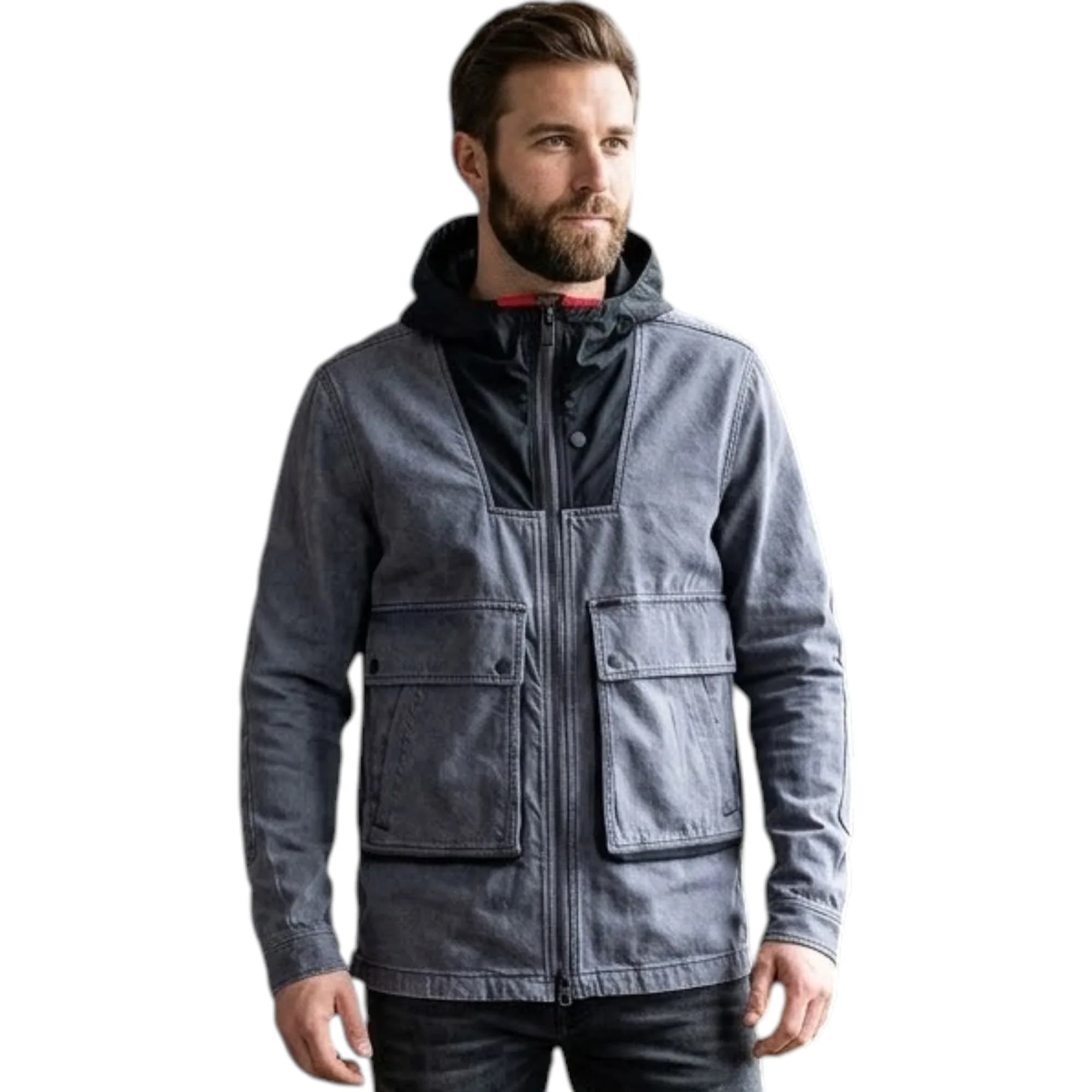 DIESEL D KIMY Mens Denim Jeans Jacket Hoodie