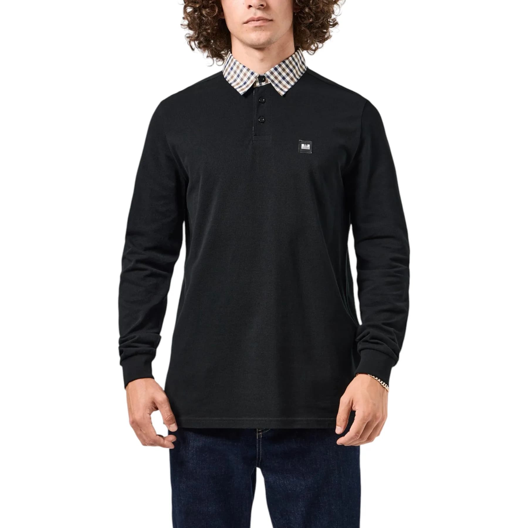 Weekend Offender Walker Mens Long Sleeve Polo Shirts