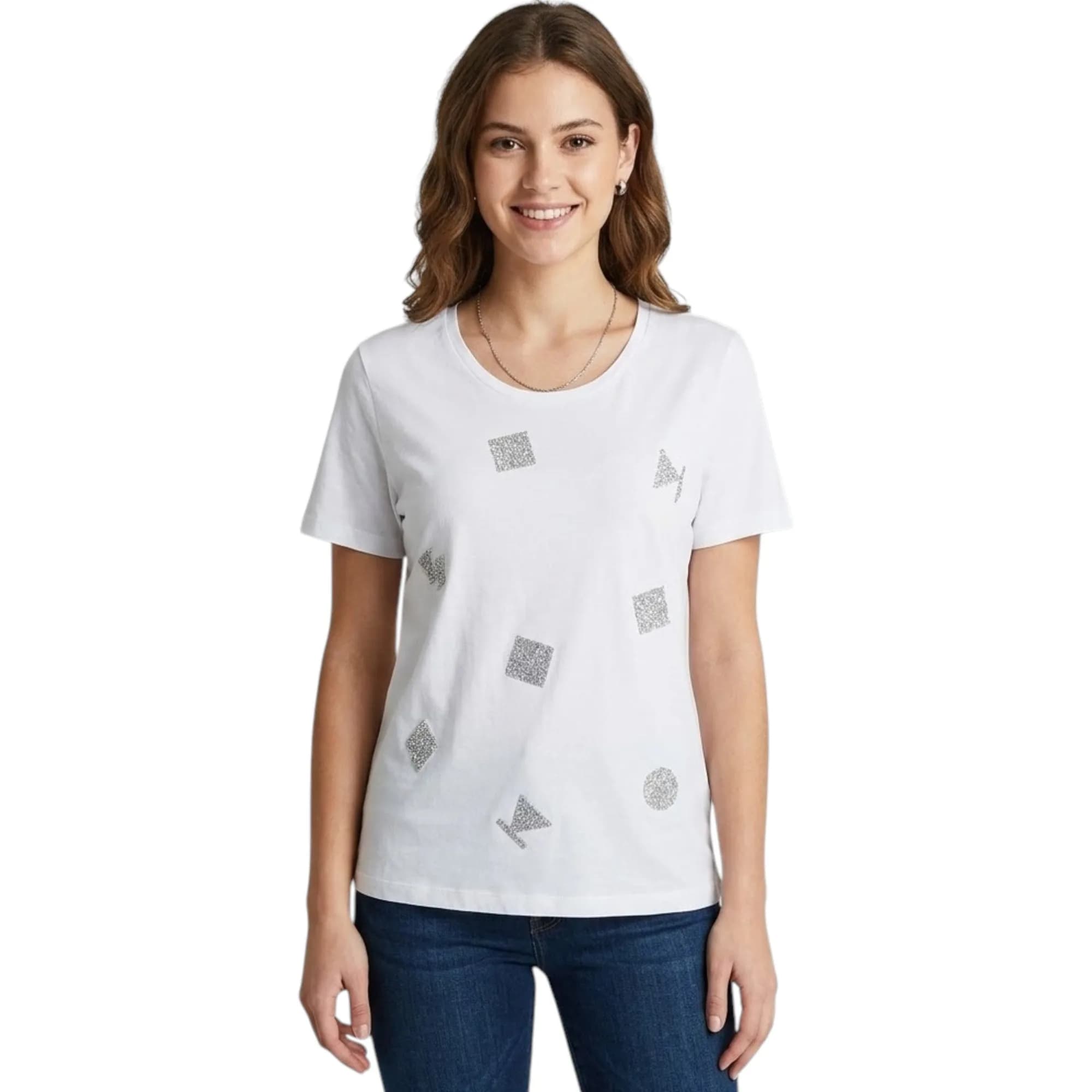 EMPORIO ARMANI 6X2T1A 2JACZ Womens T Shirt 