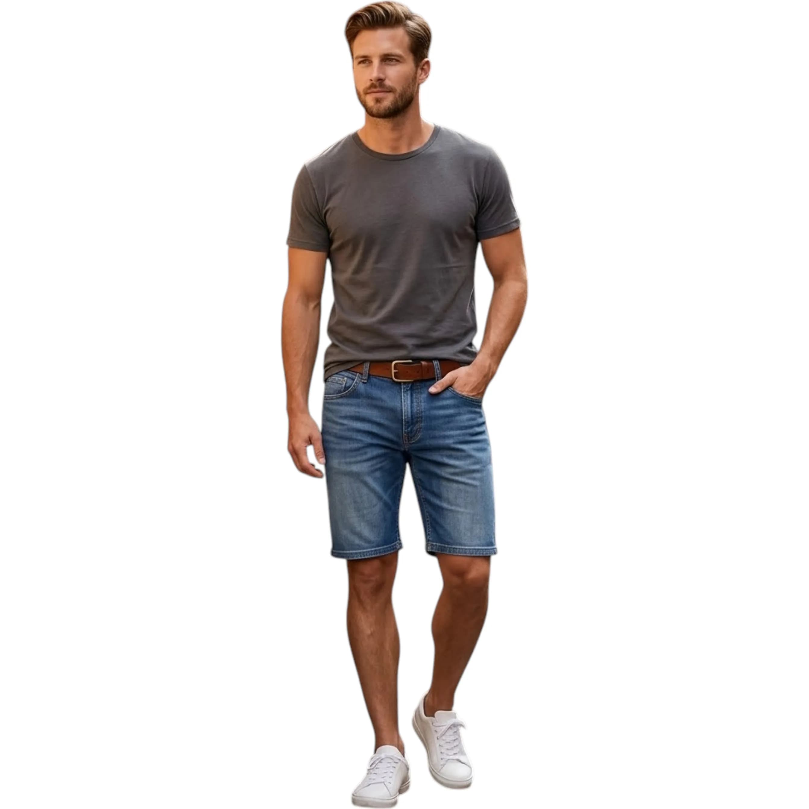 Harmont & Blaine Mens Denim Shorts 