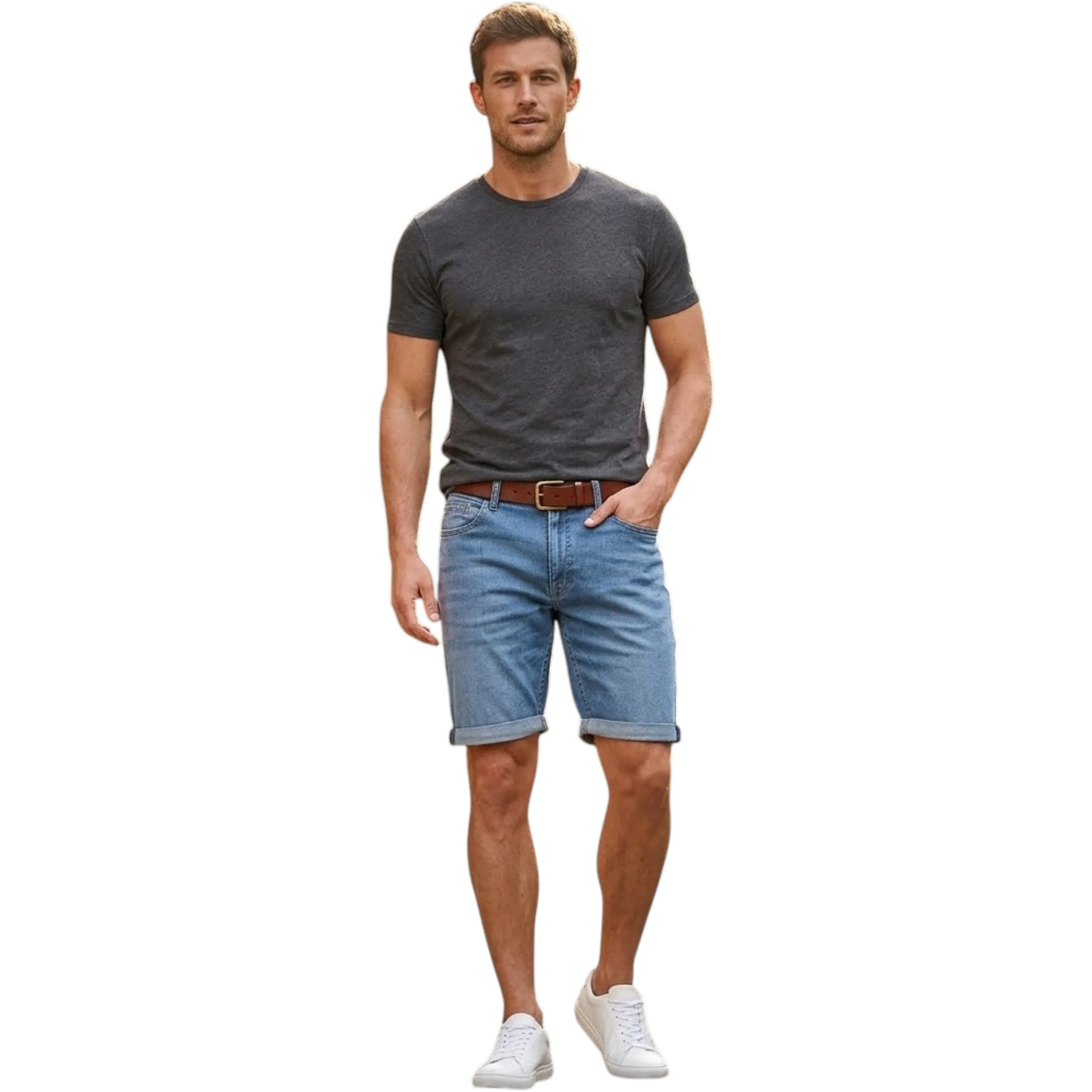 Harmont & Blaine Mens Denim Shorts