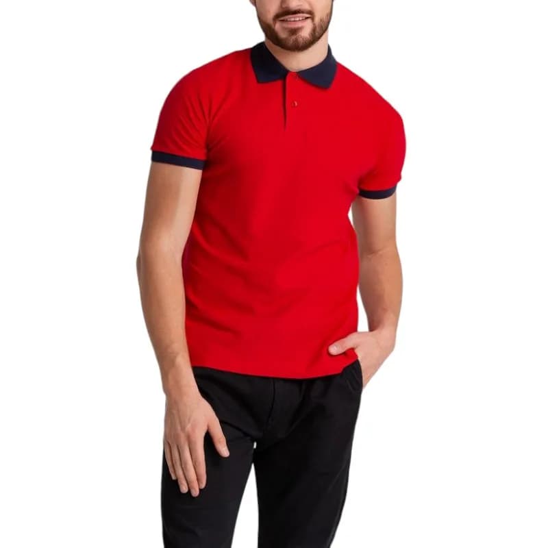 SOL'S Polo Contrast Collar Pique Mens T-Shirt 