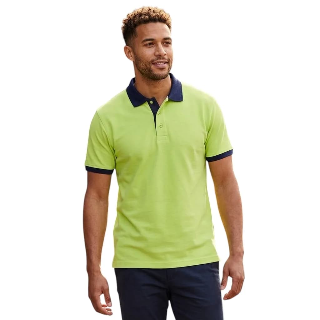 SOL'S Polo Contrast Collar Pique Mens T-Shirt 