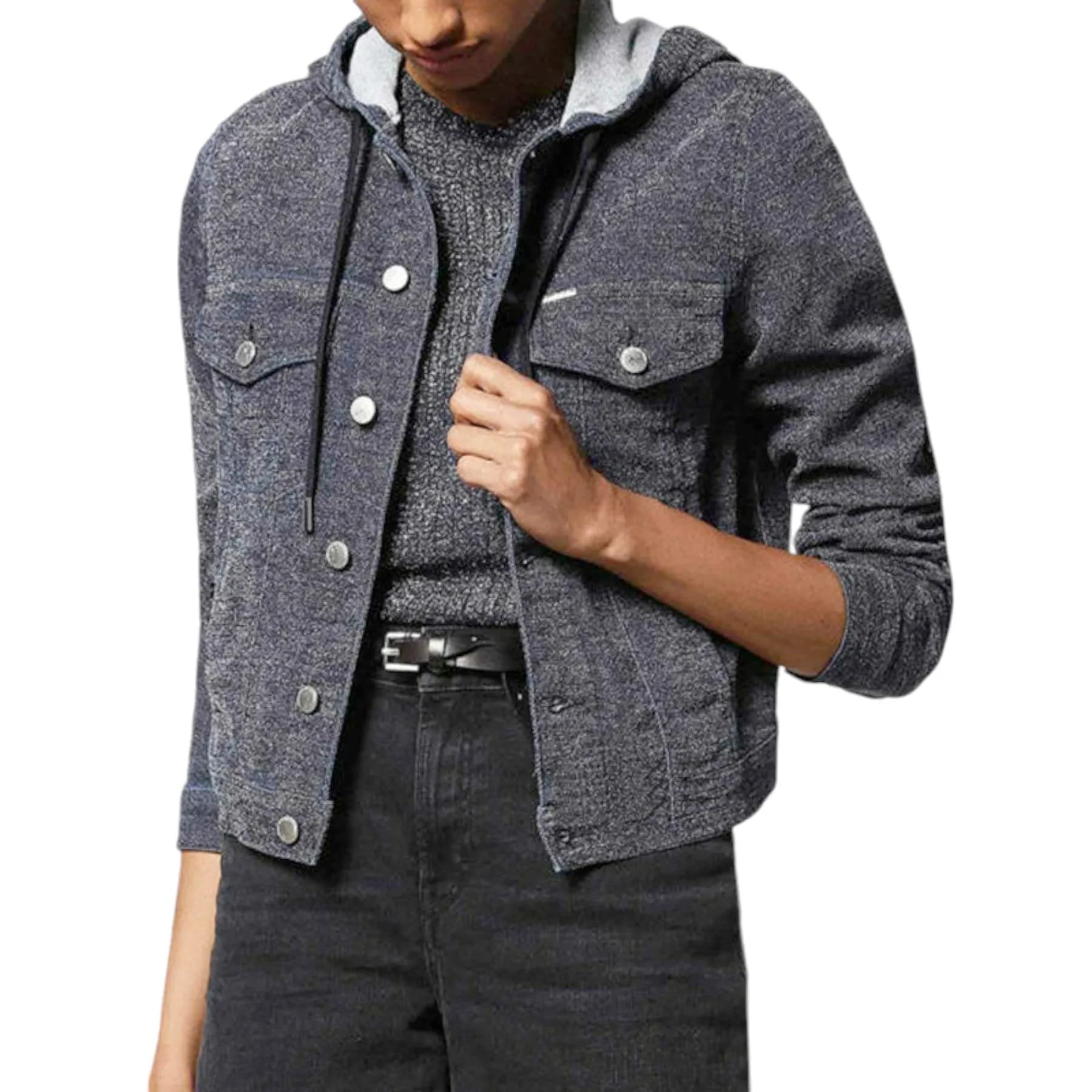 DIESEL LEISY NE VESTE Women Jogg Jeans Jacket Hoodie