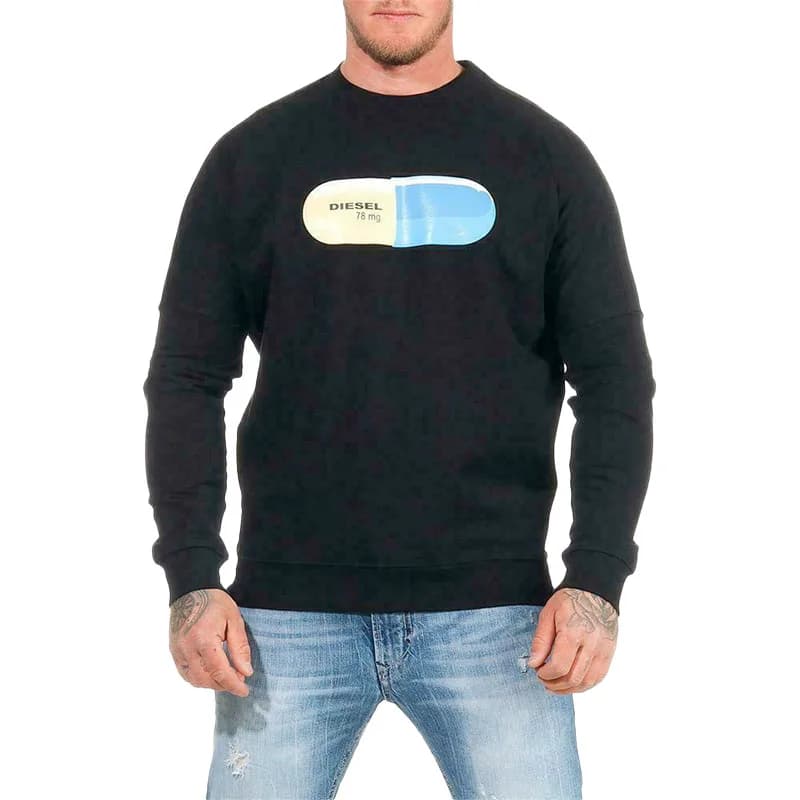 DIESEL S KALB QA FELPA Mens Sweatshirt
