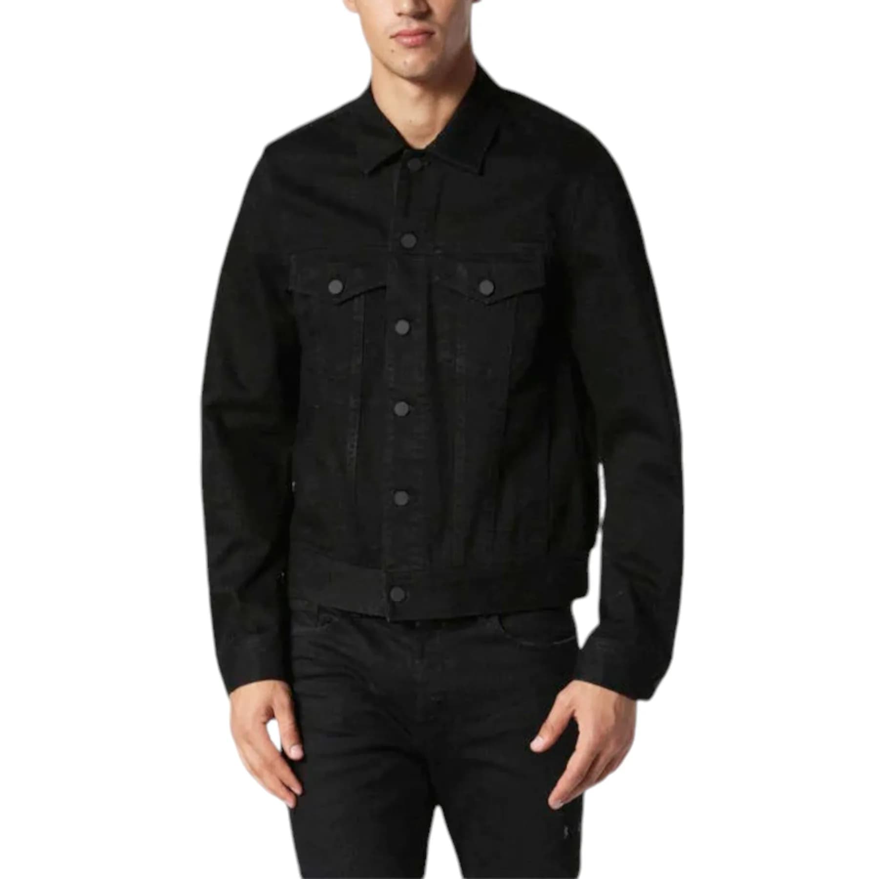 DIESEL D-ASH FUR 0GAQF Mens Denim Jeans Jacket