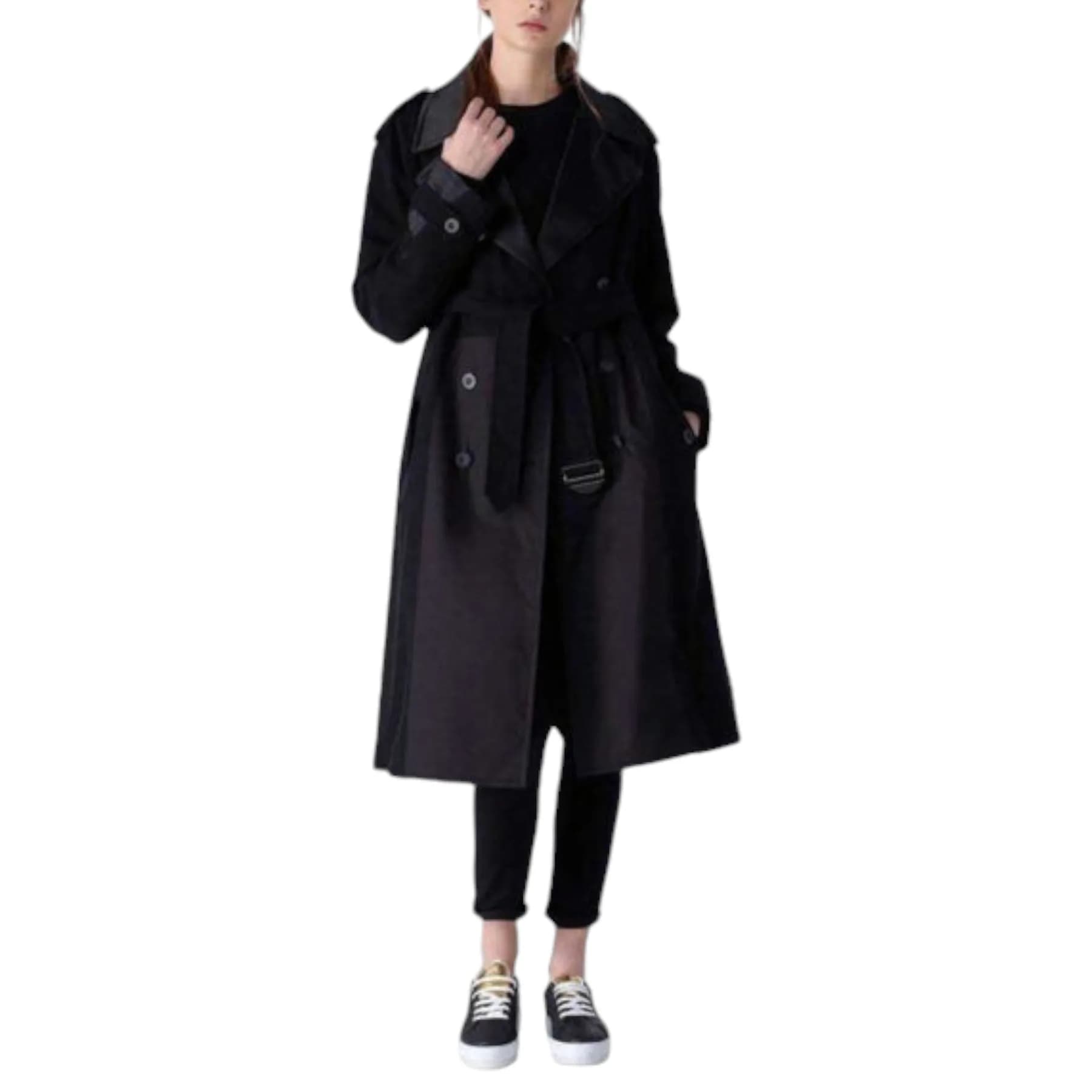 DIESEL W-DEELY 0PAKV Womens Trench Coat