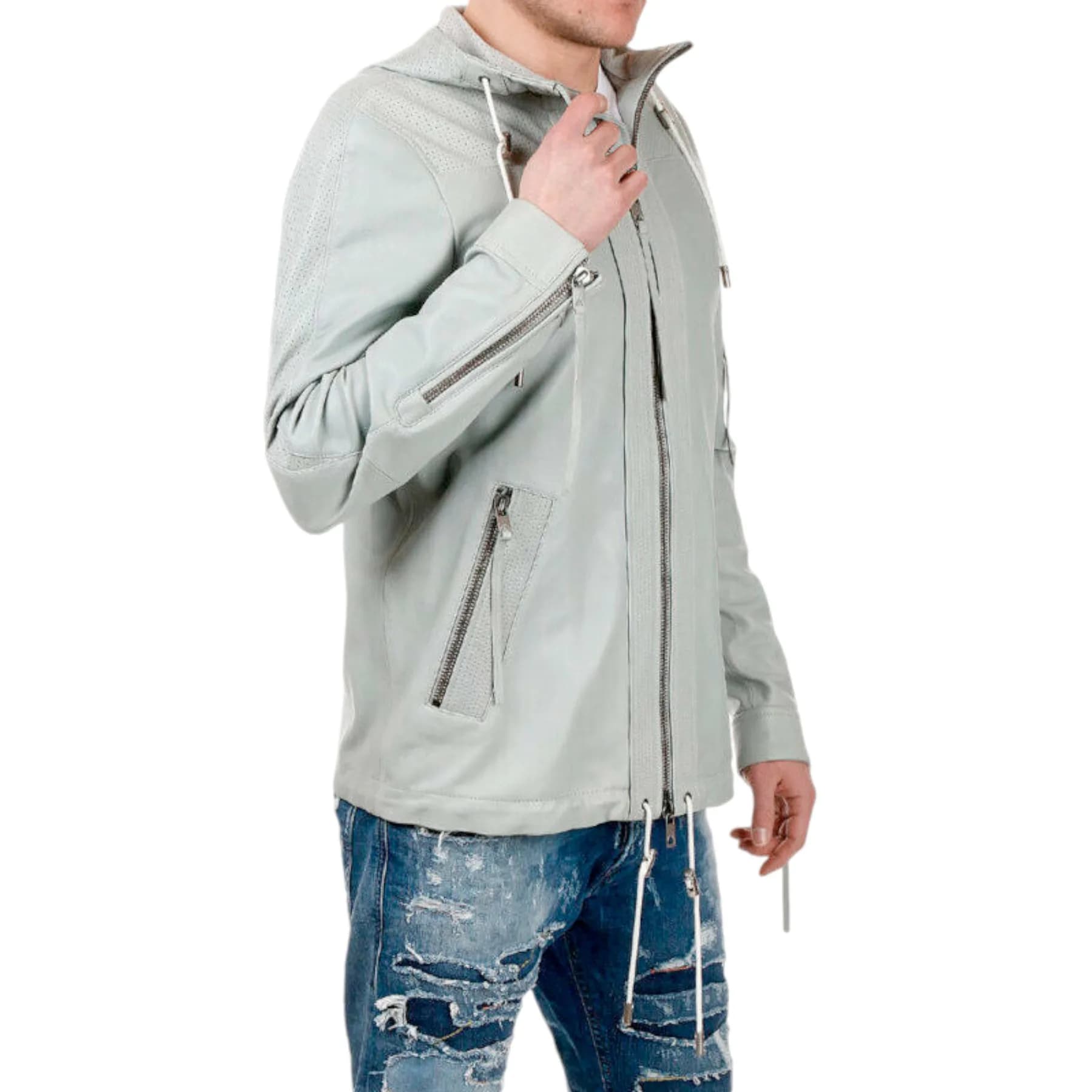 DIESEL BLACK GOLD LIDENT BGPCV Mens Jacket Hoodie