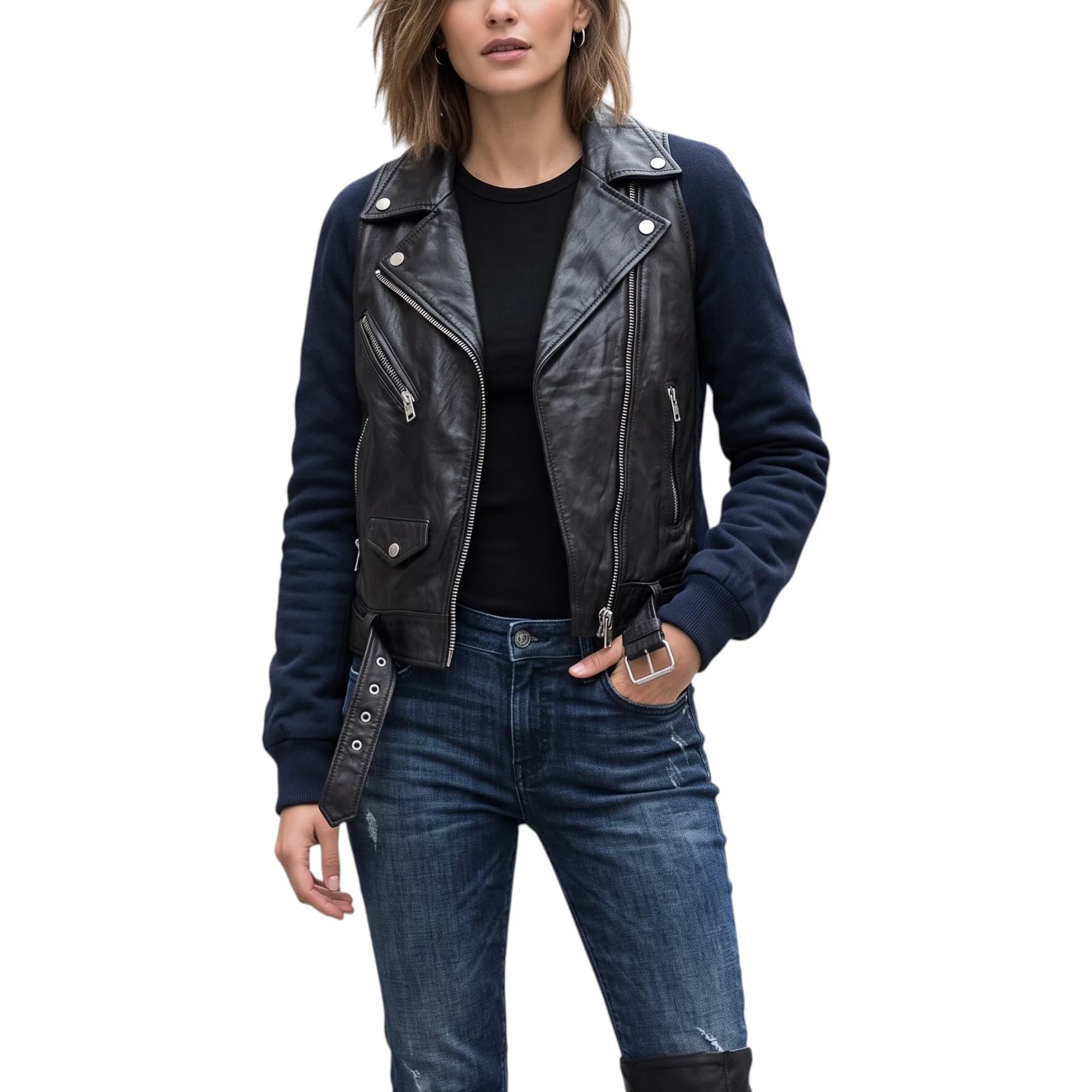 DIESEL Prototipi Giubbini Womens Biker Jacket