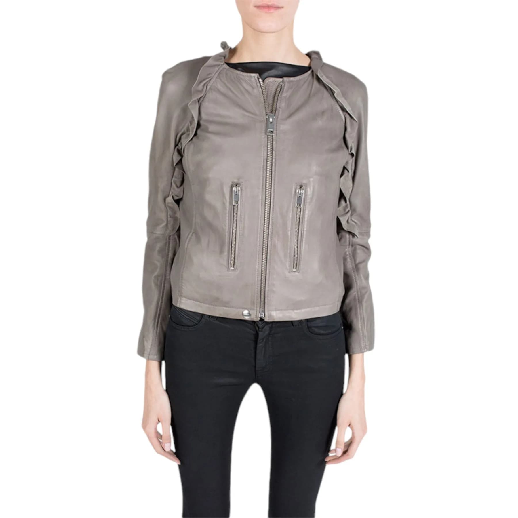 DIESEL L-Heze Womens Slim Fit Biker Jacket
