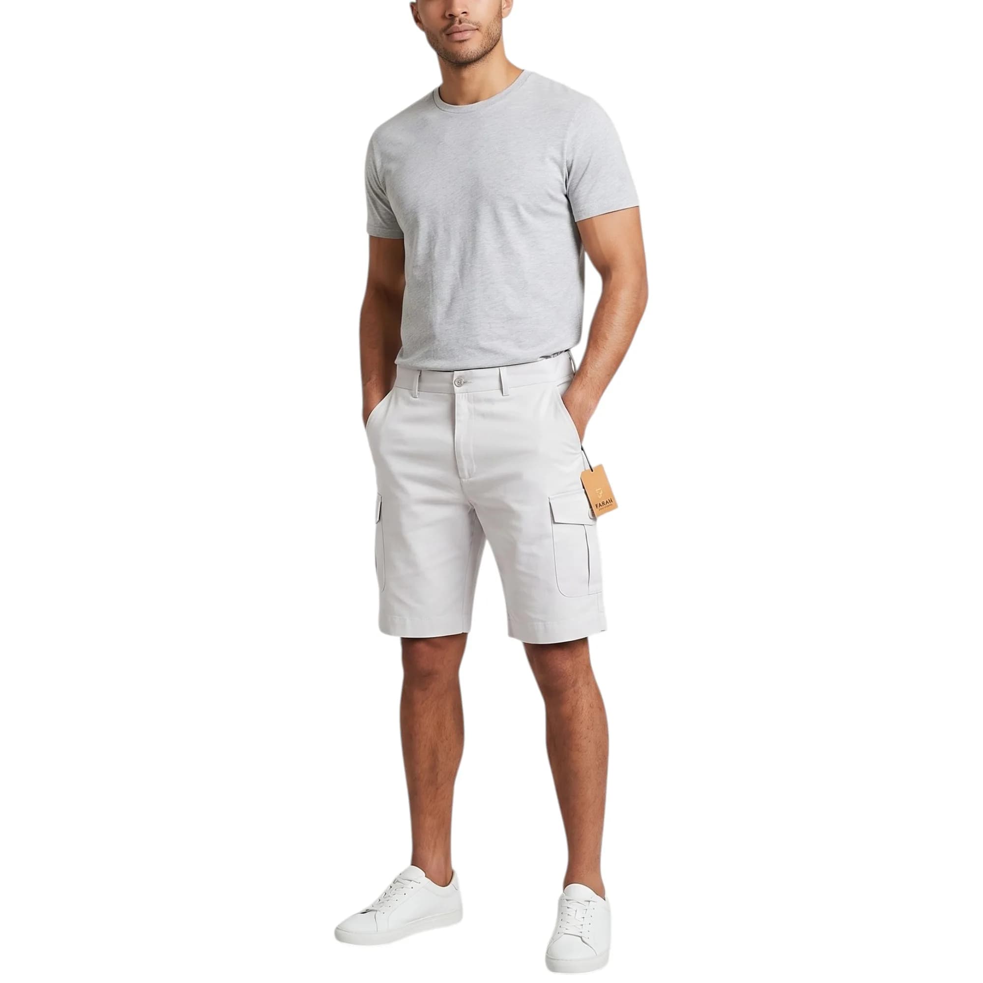 FARAH FAHS4022 Mens Regular Fit Chino Shorts