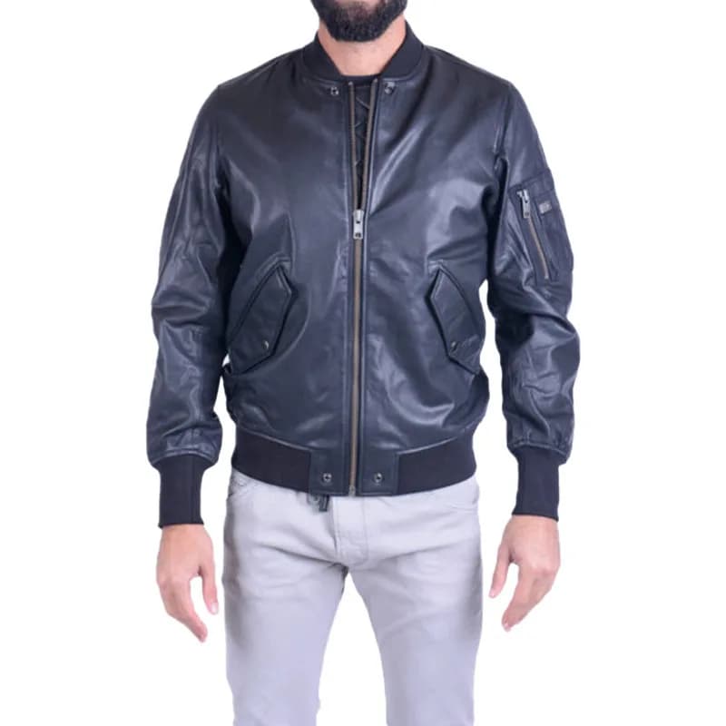 DIESEL L PARKER Mens Bomber Jacket