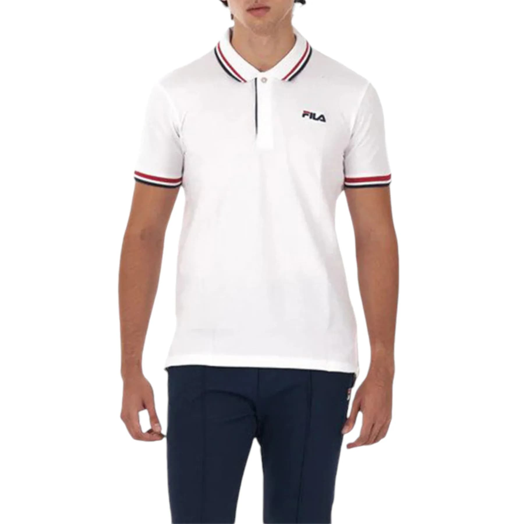 FILA Short Sleeve Mens Polo Shirt