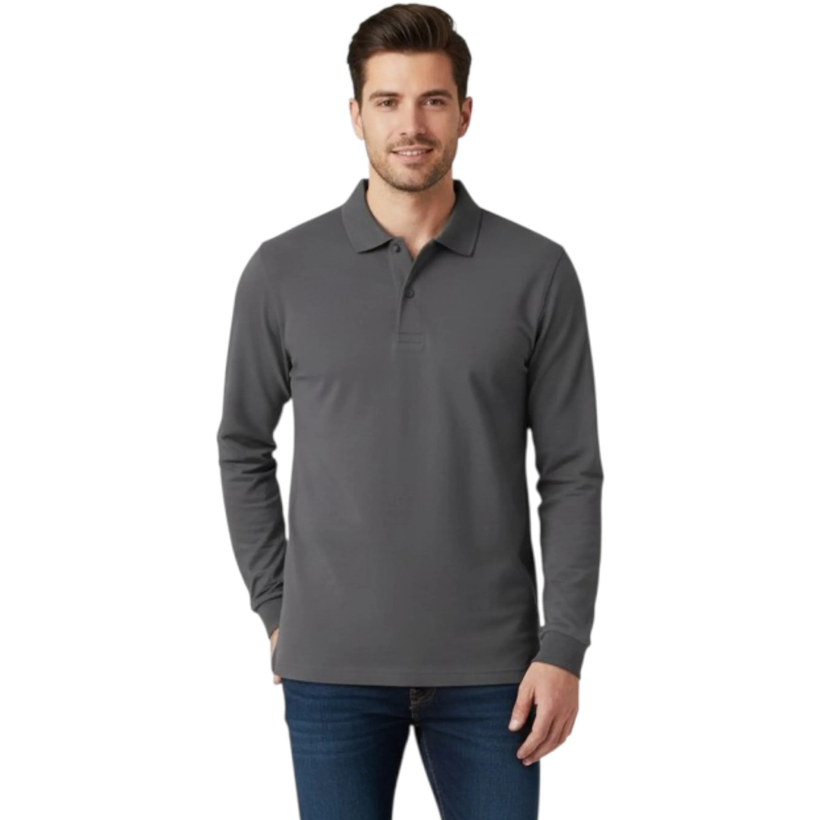 B&C MY POLO 210 LSL Mens Polo Shirts