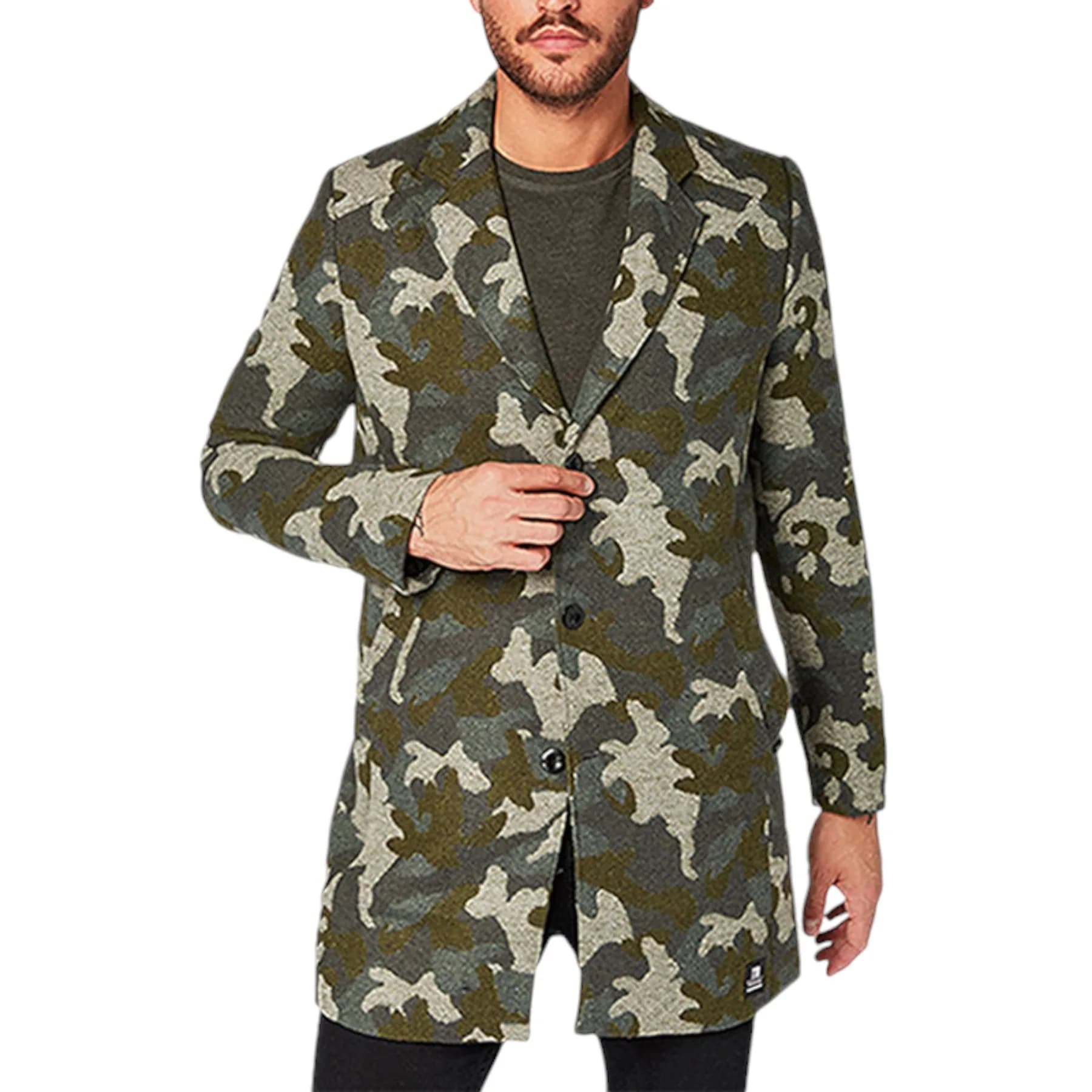 TOM TAILOR Mens Trench Over Coat Jacket