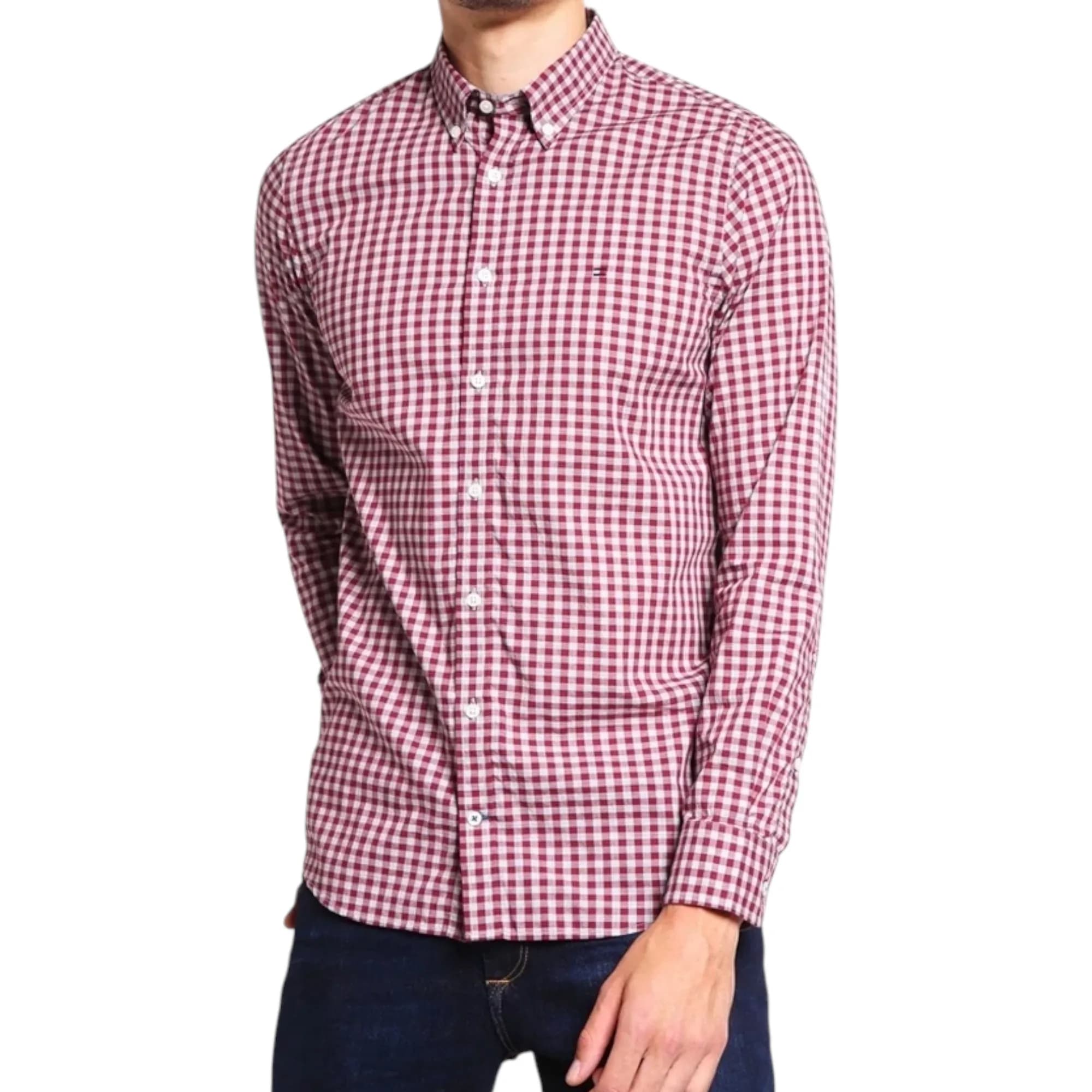 Tommy Hilfiger Oxford Shirts Gingham Checked Mens