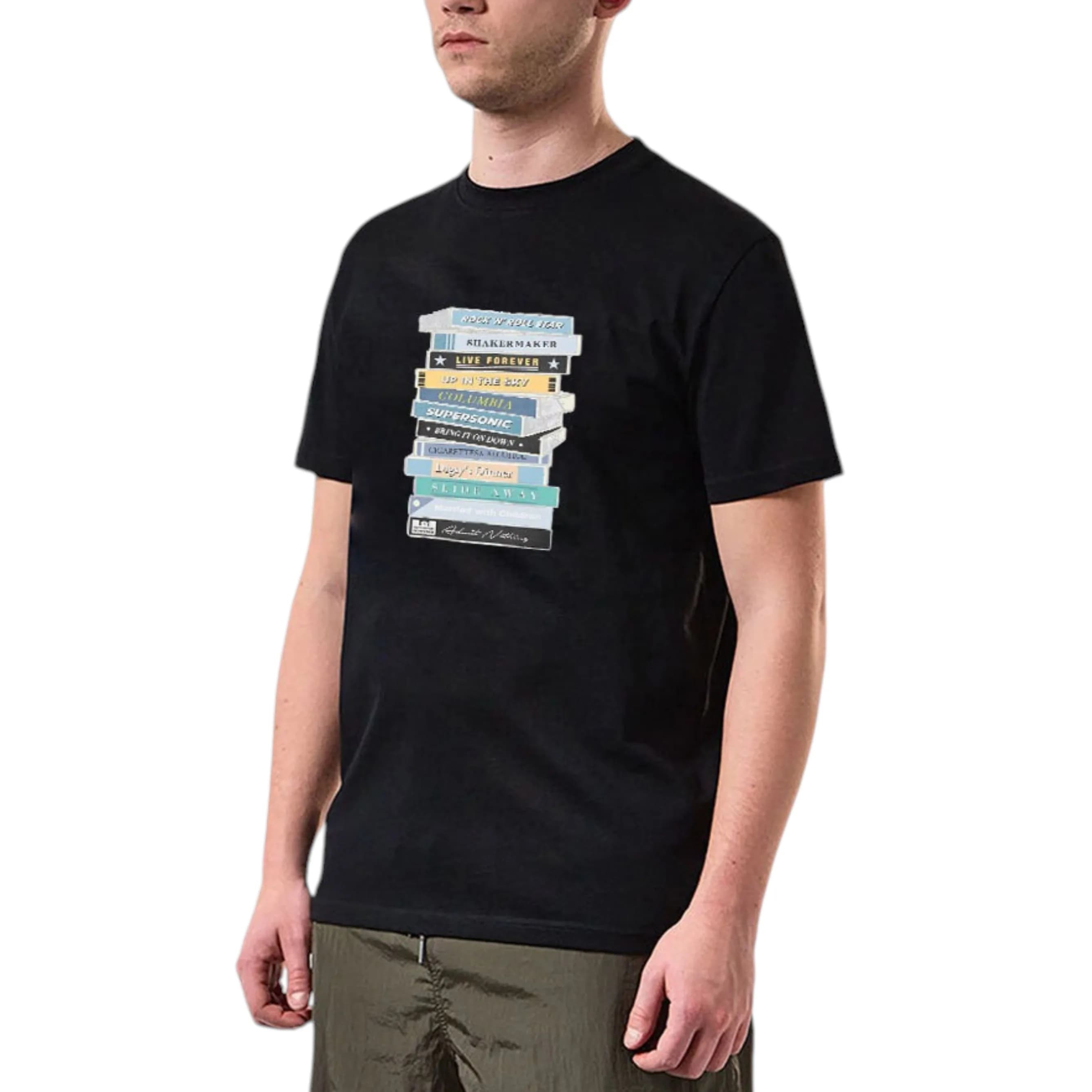 Weekend Offender Mens T Shirts Cassetes Graphic Summer Top Short Sleeve T-S