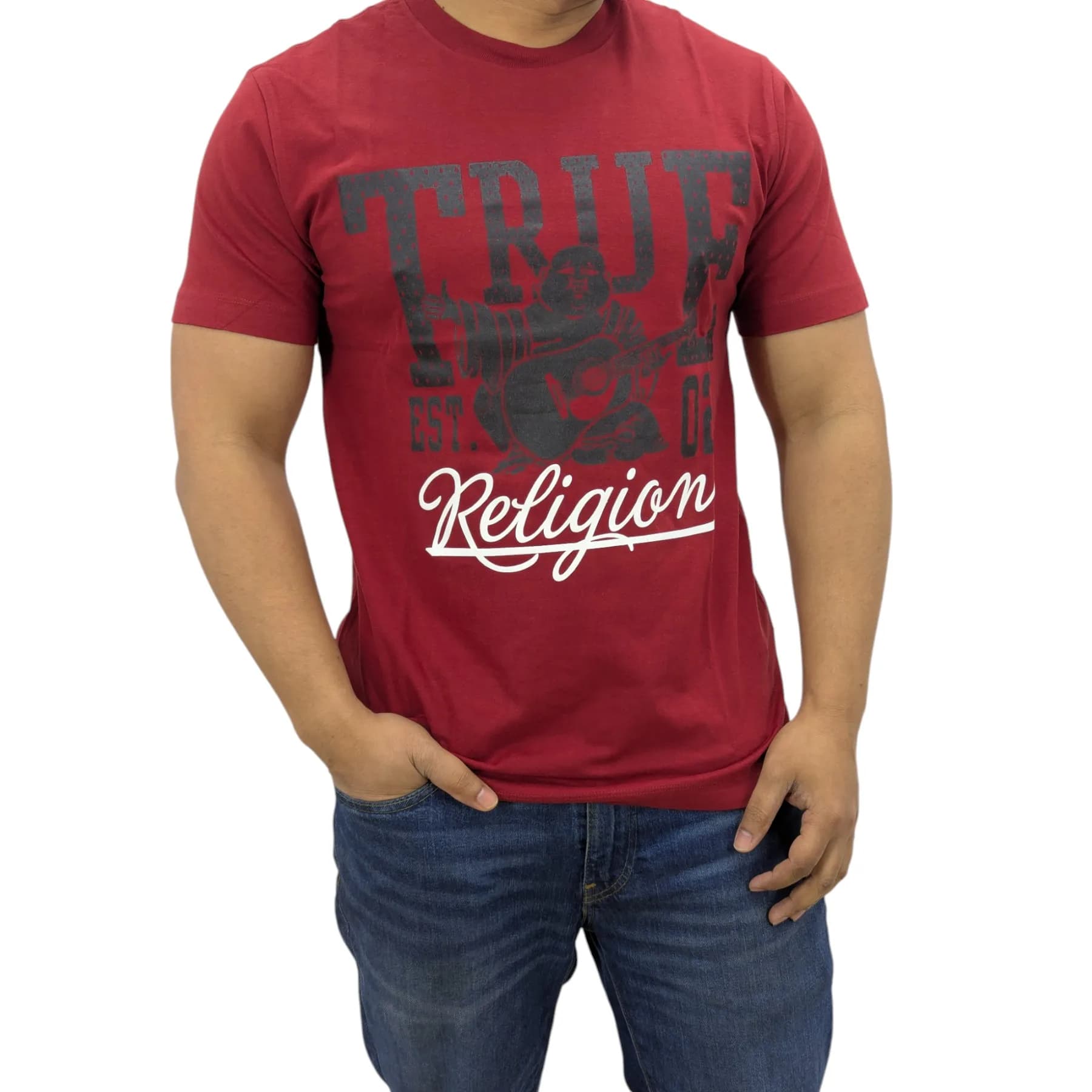True Religion 108035 Mens Dotted Print T Shirts