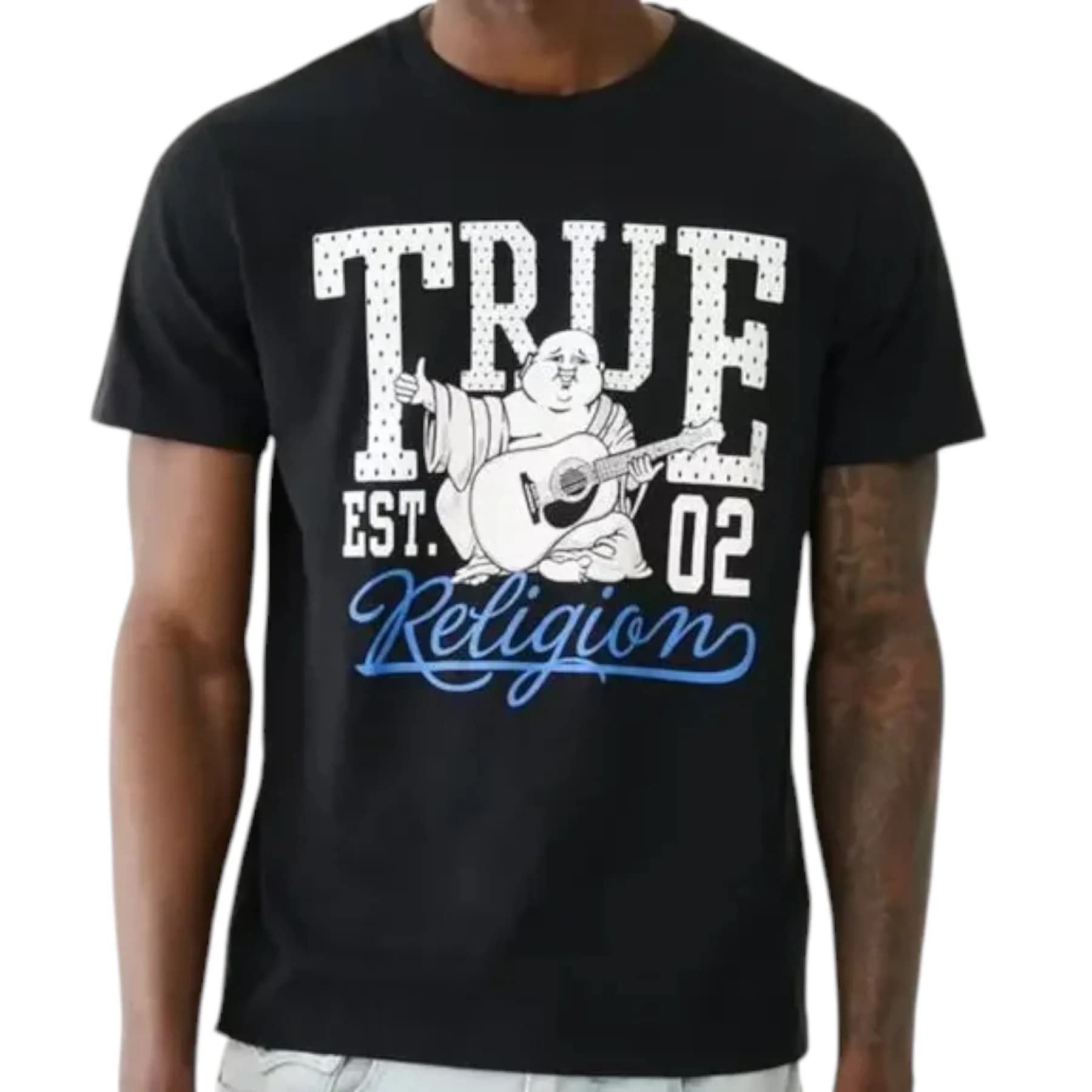 True Religion 108035 Mens Dotted Print T Shirts