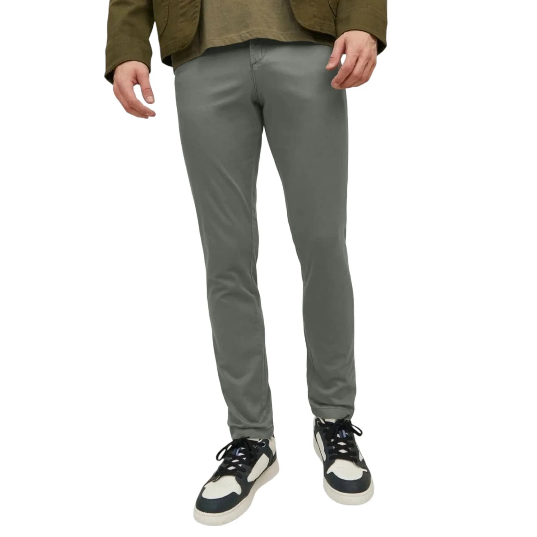 JOSS Mens Slim Fit Chino Trousers 