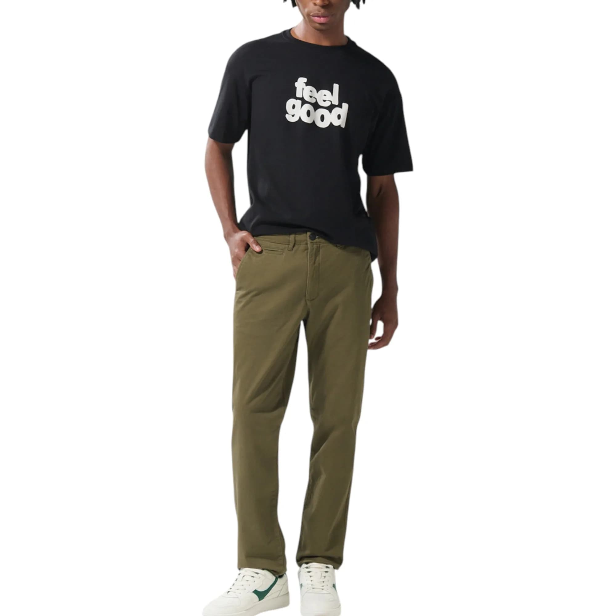 KOAJ Mens Slim Fit Chino Trousers