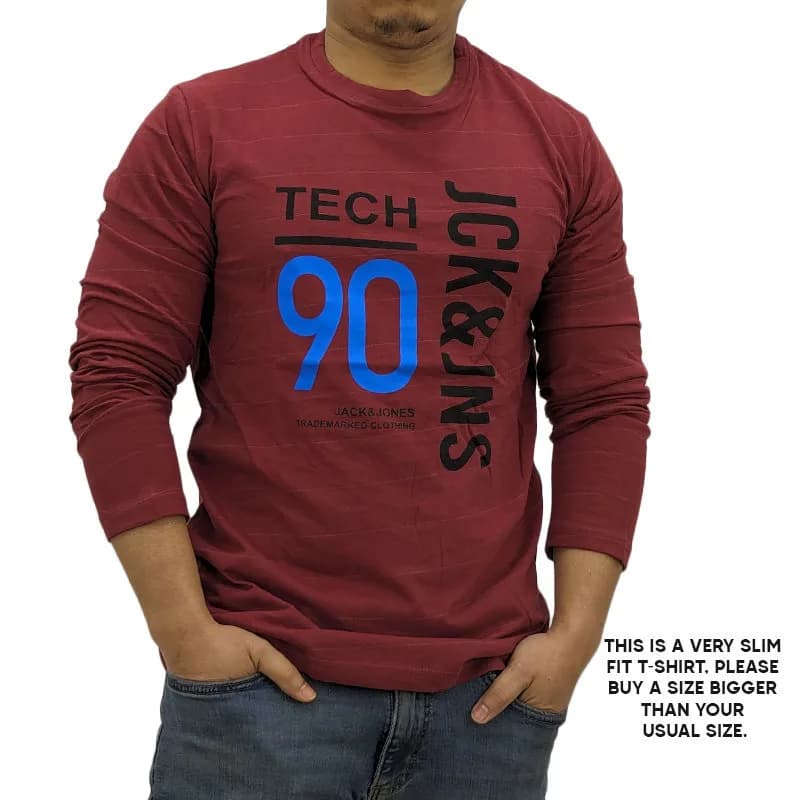 Jack & Jones Mens Long Sleeve T Shirts 