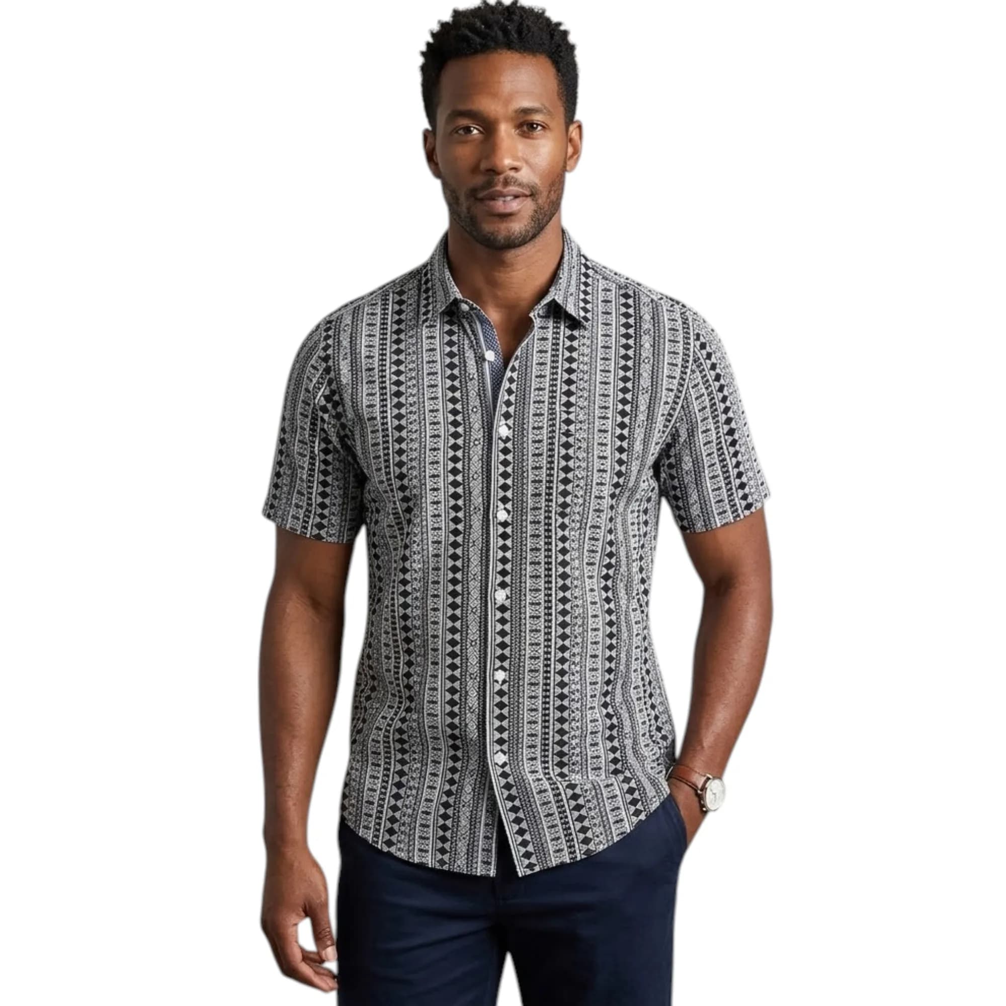 Springfield Mens Hawaiian Floral Printed Shirts