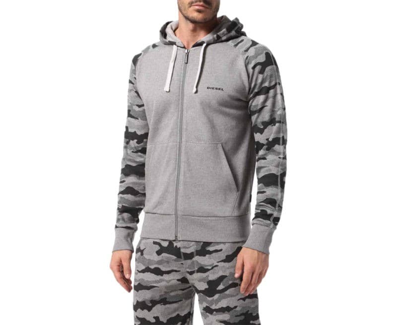DIESEL BRIANZ Mens Zipped Hoodie