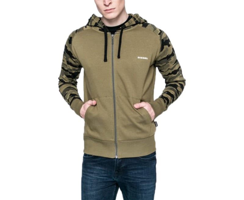 DIESEL BRIANZ Mens Zipped Hoodie