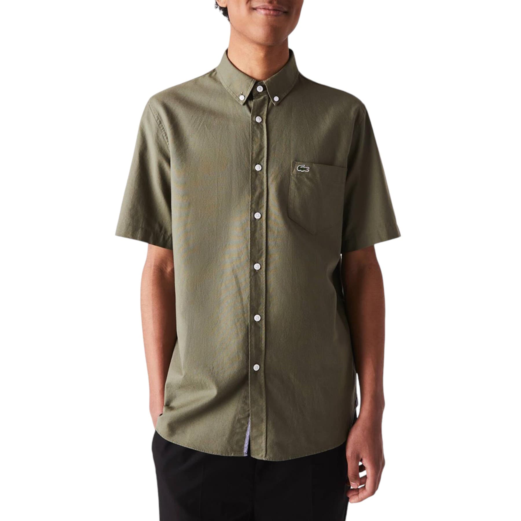 LACOSTE Mens Khaki Shirt