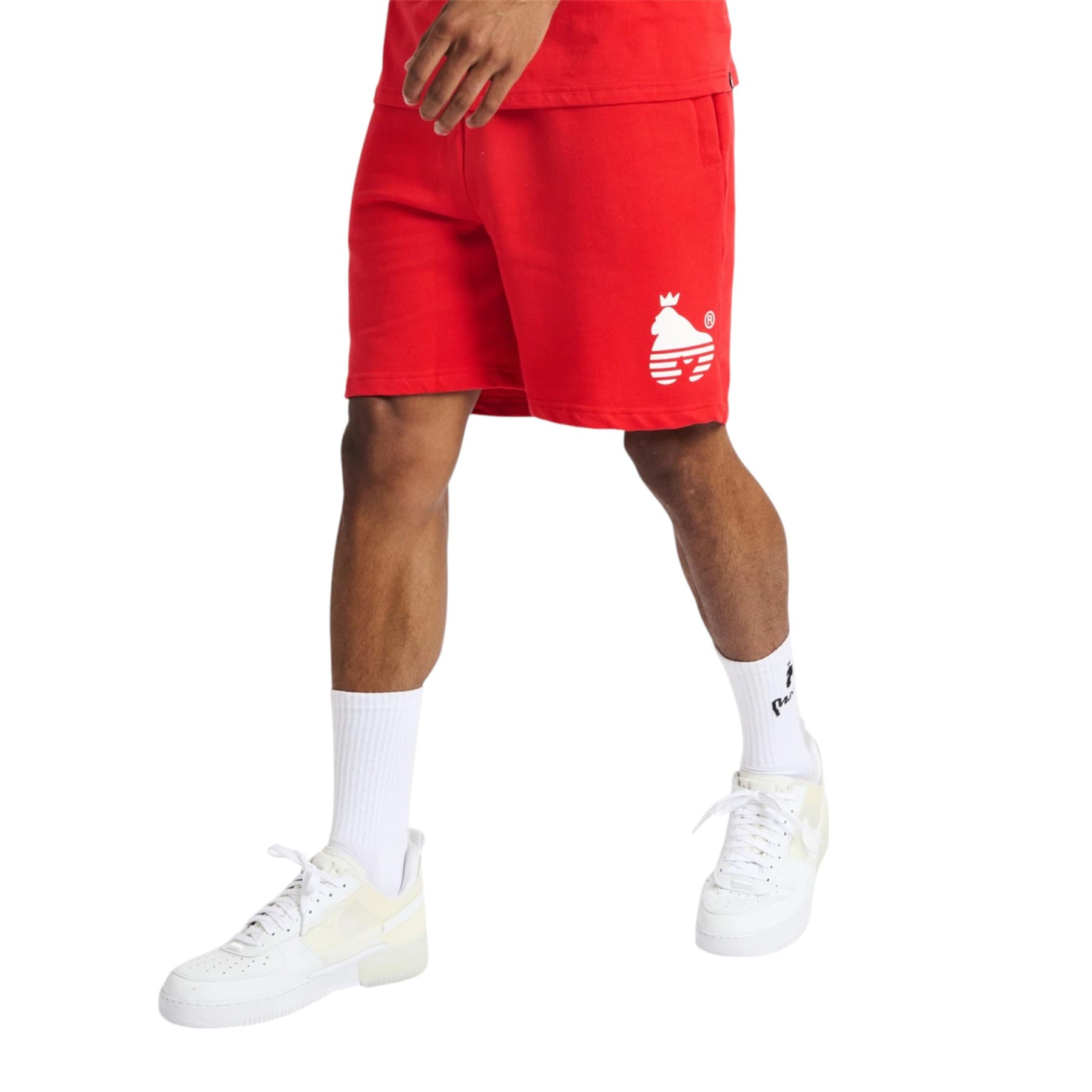 MONEY CLOTHING Mens Fleece Shorts