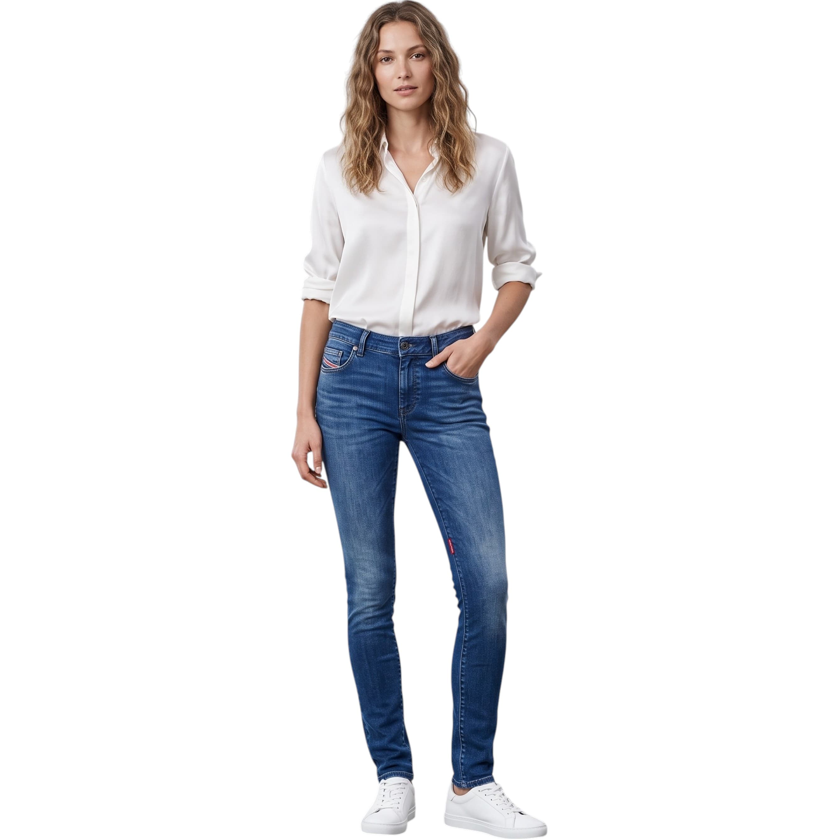 Diesel GRUPEE NE women's jogg jeans front view