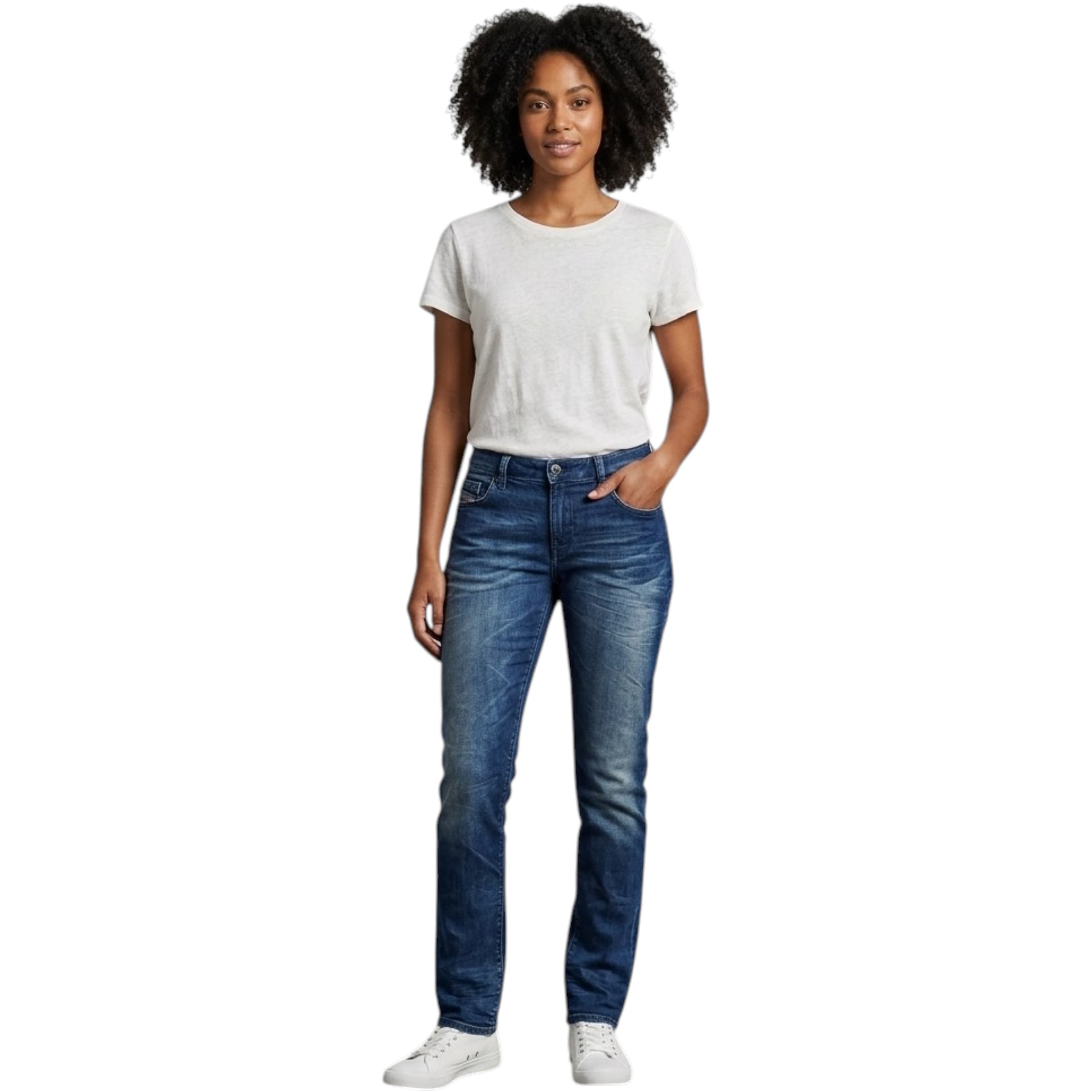 Diesel RIZZO NE 0601L womens jogg jeans front view