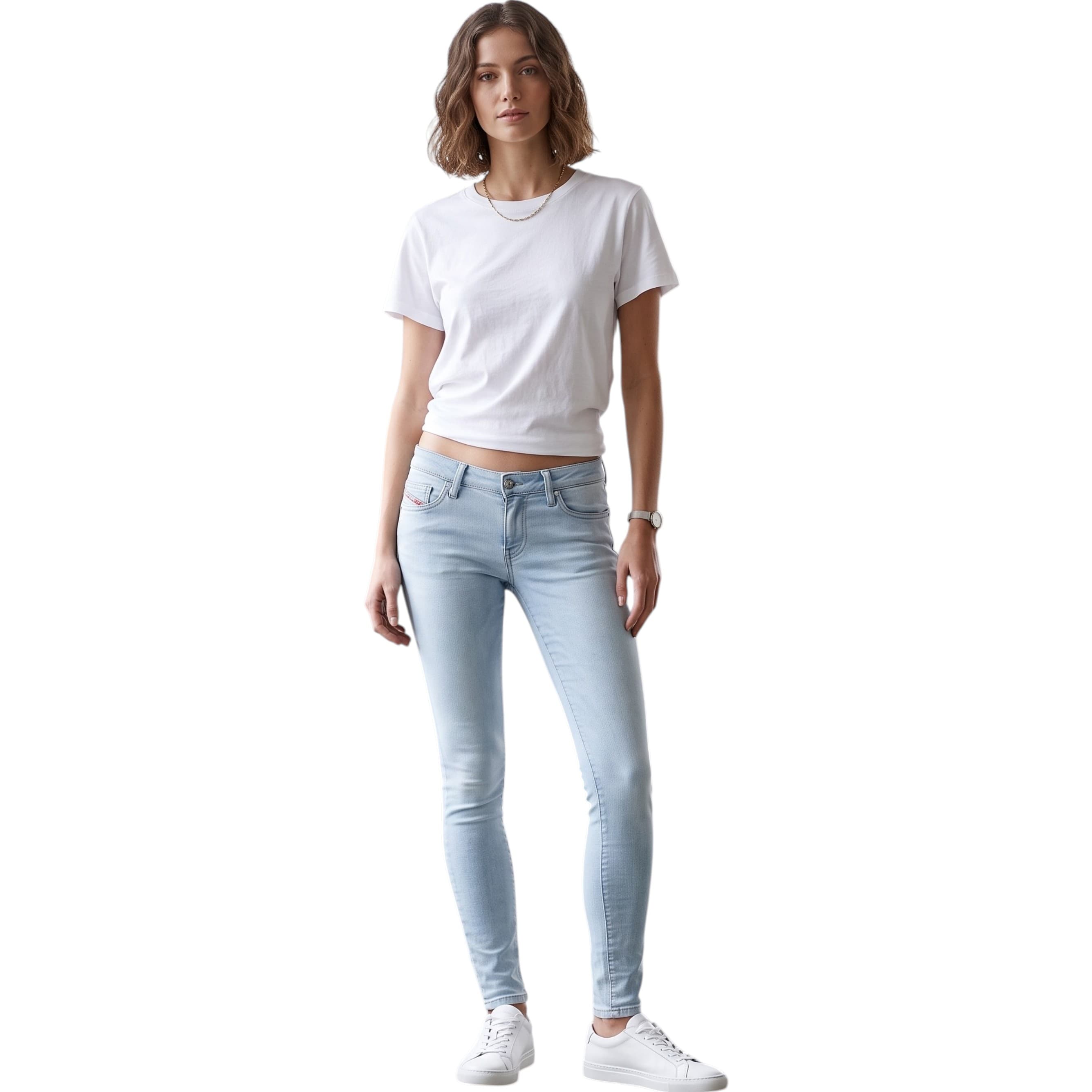 Diesel SKINZEE NE women's jogg jeans front view