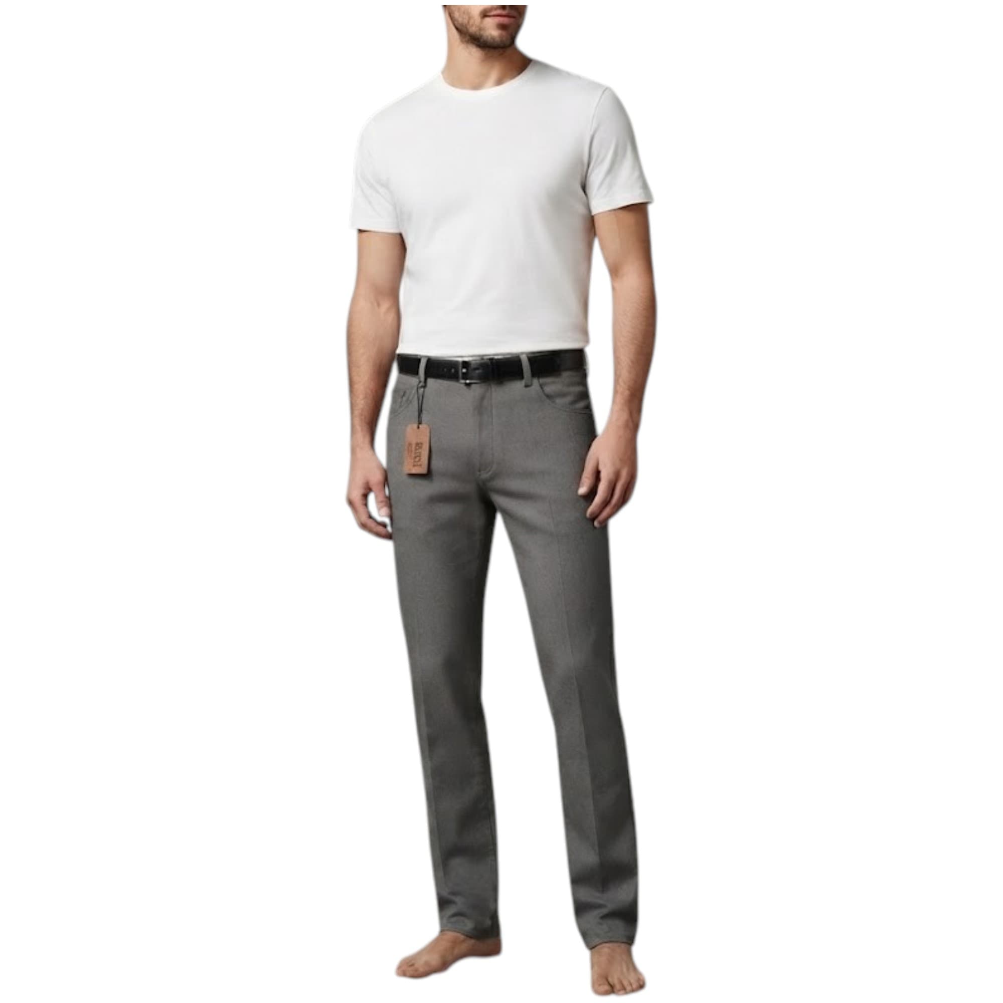 Farah Classic olive men's trousers front view