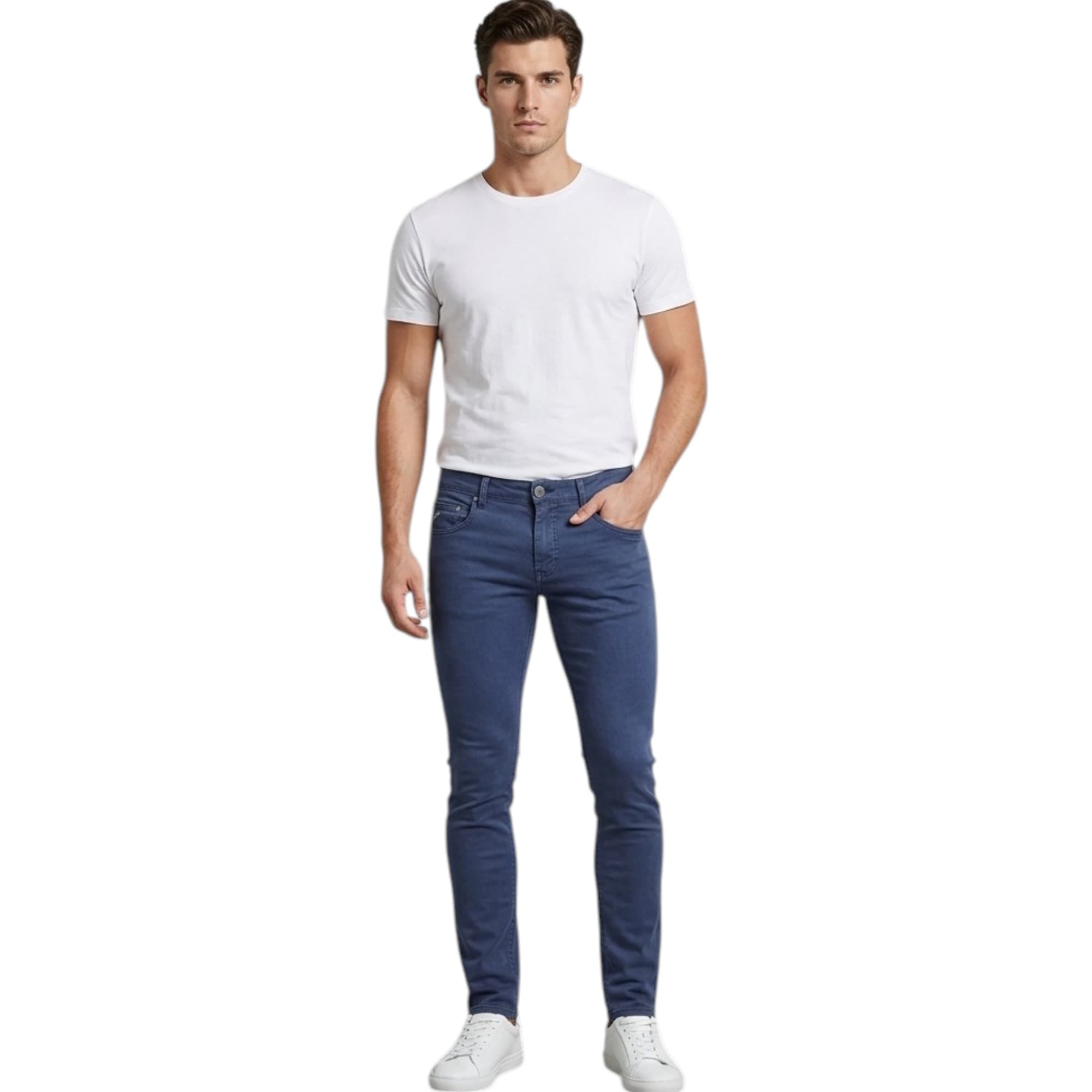 Armani Jeans 6X6J35 navy mens denim jeans, front view