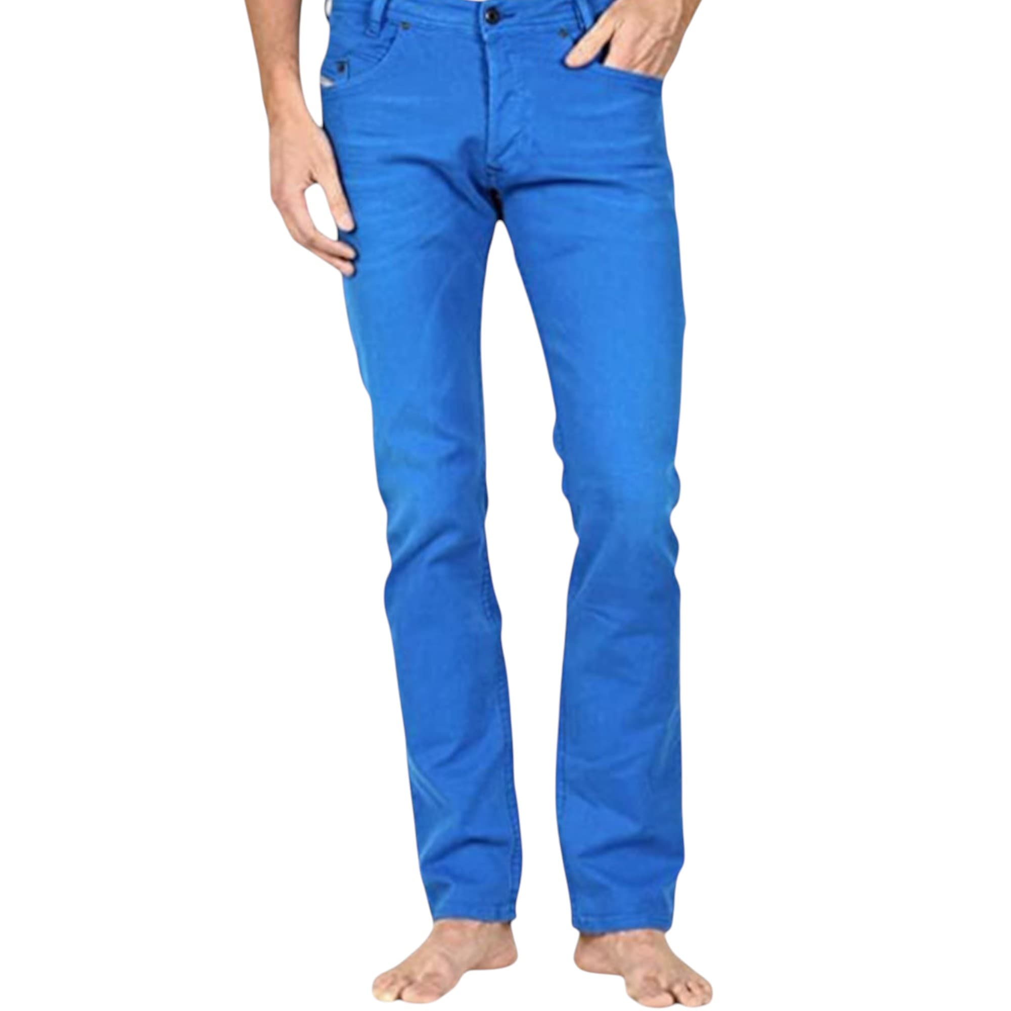 Diesel IAKOP 0111D men's blue jeans front view