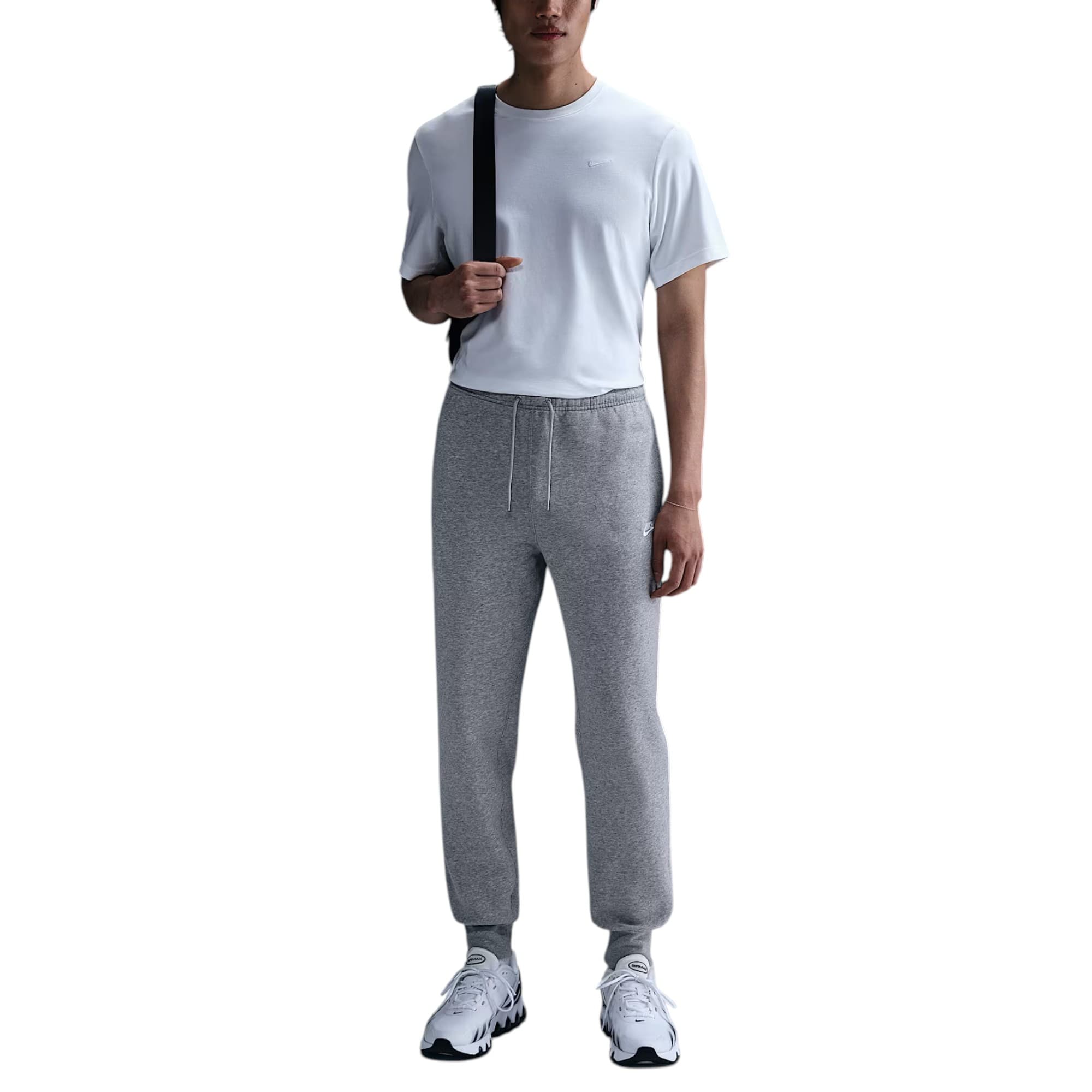 Nike Club grey mens jogger, front view