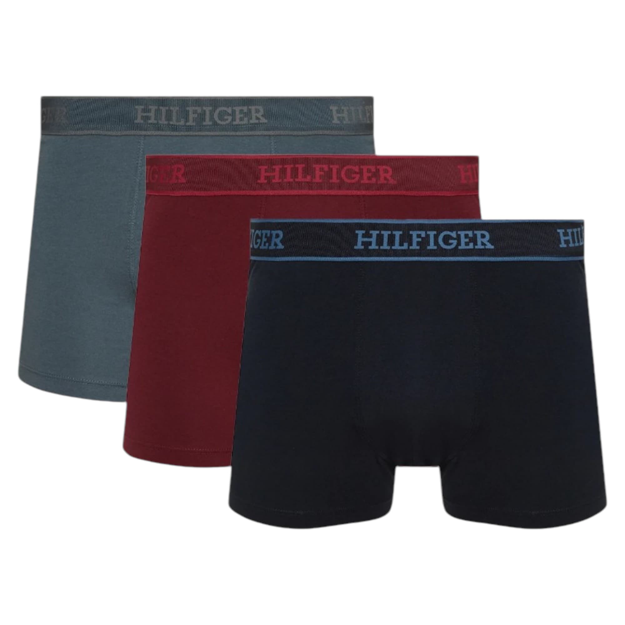 Tommy Hilfiger mens trunks multicolour 3-pack front view