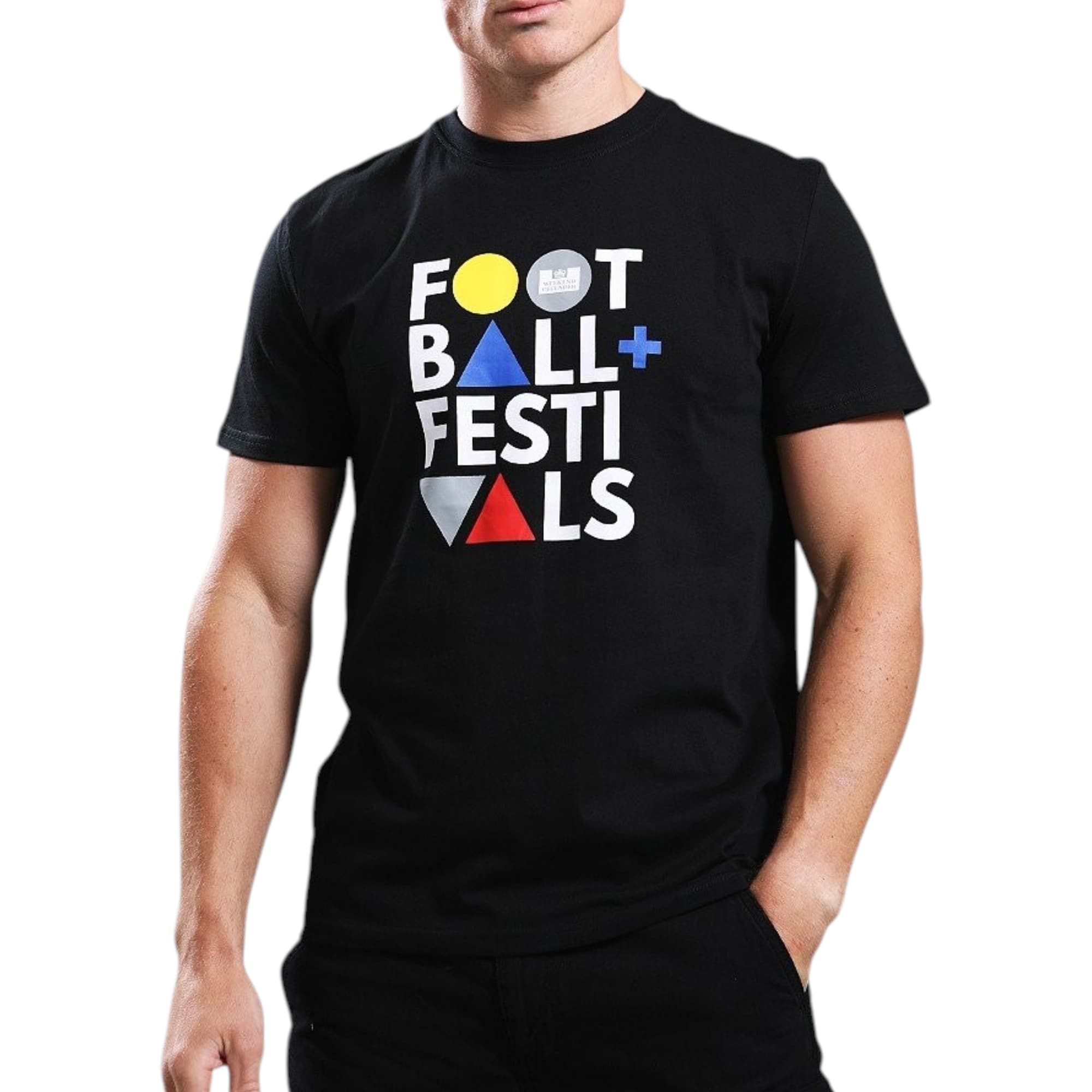 Weekend Offender black men's graphic T-shirt with front institutional print, regular fit
