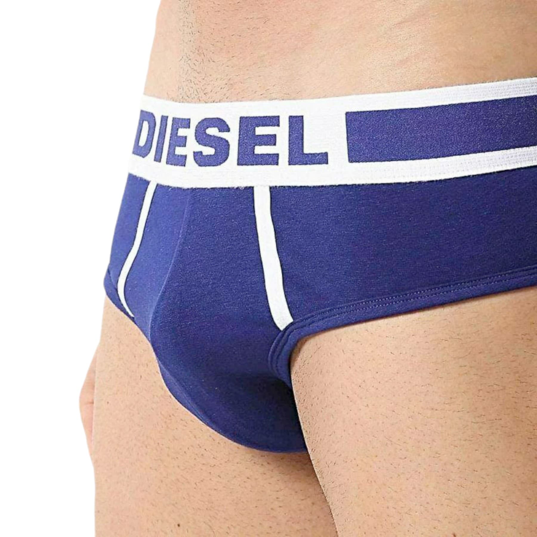 Diesel dark blue men's brief front view