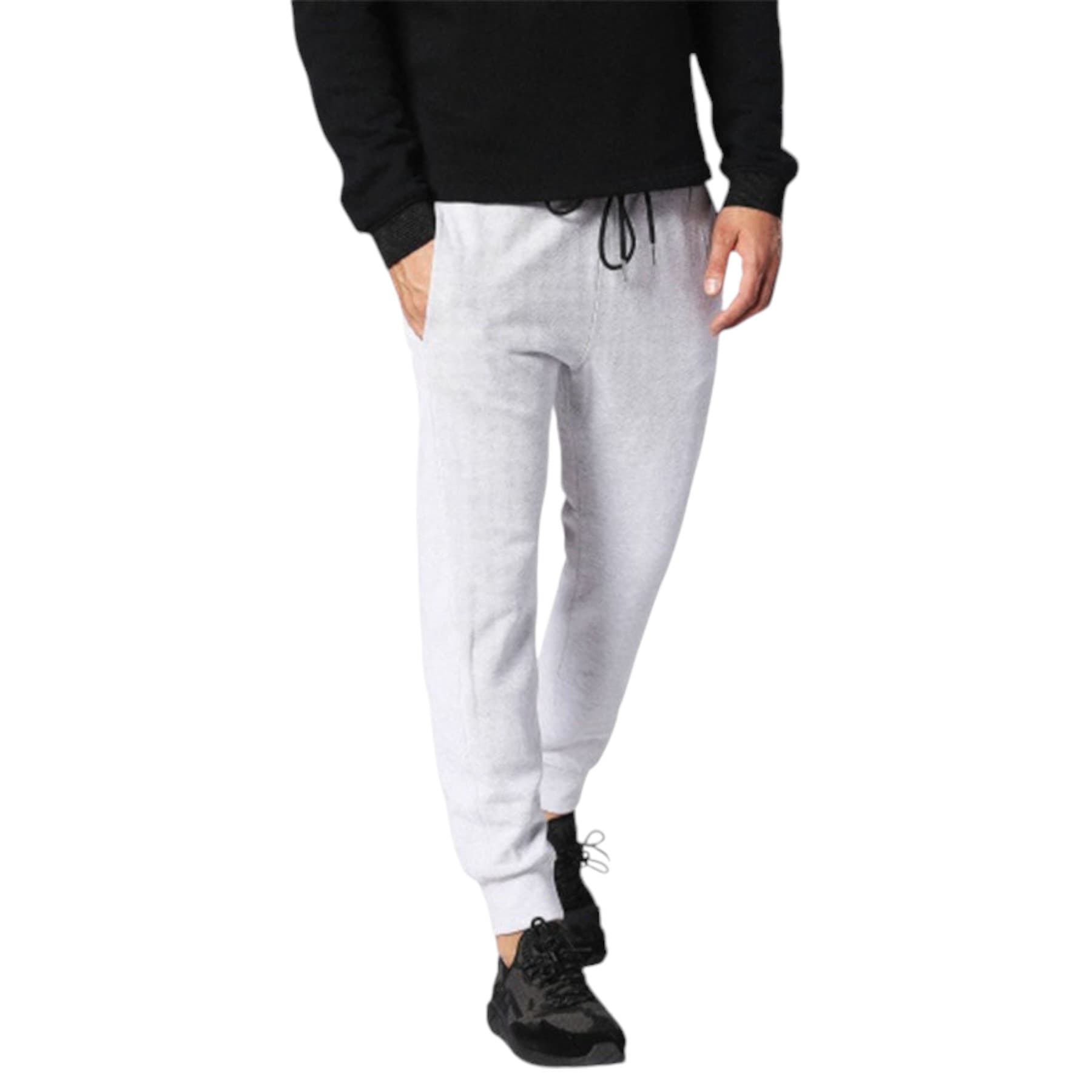 Diesel P Moons 912 men's cotton joggers front view, regular fit