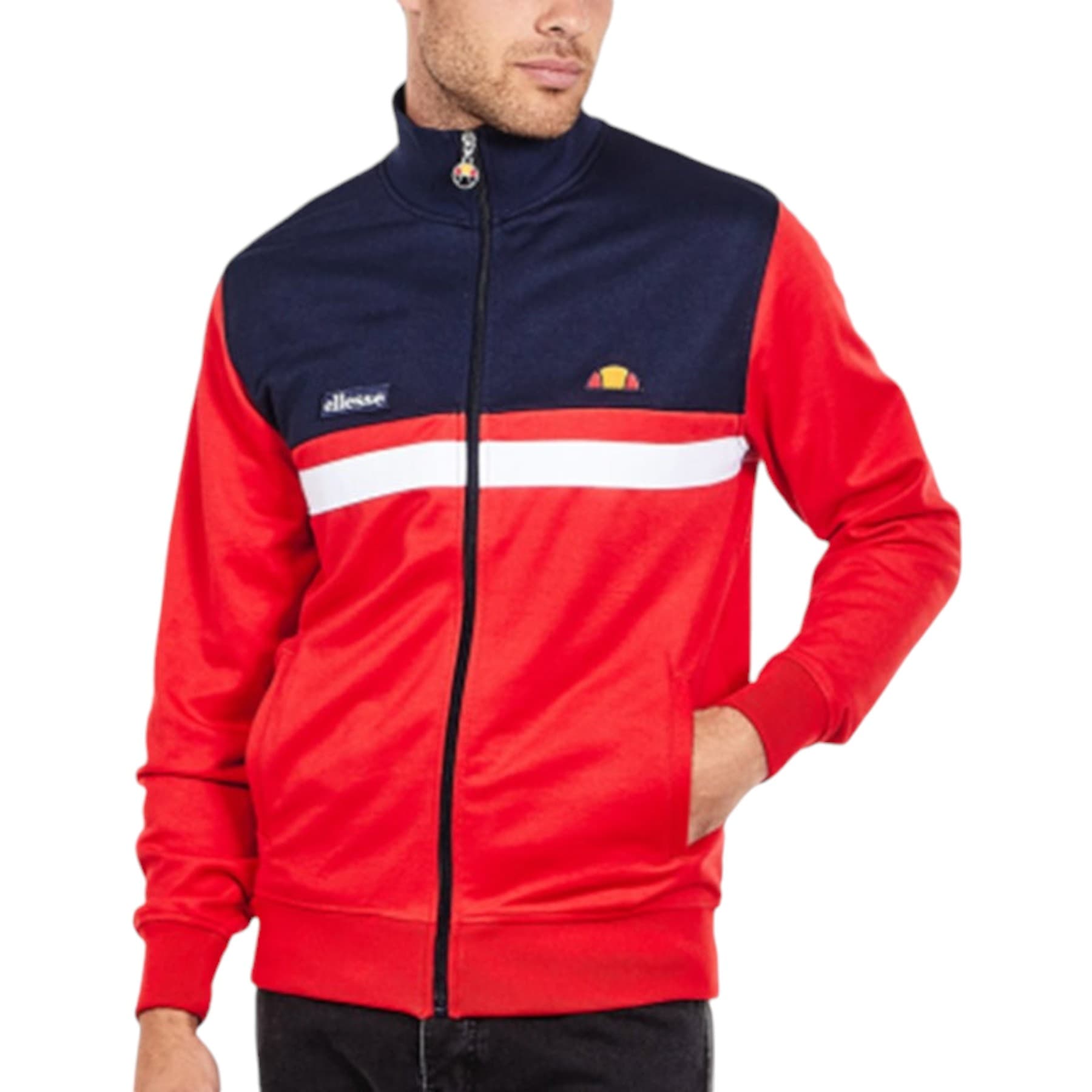 Ellesse Trasimeno 2 multicoloured men's track top front view