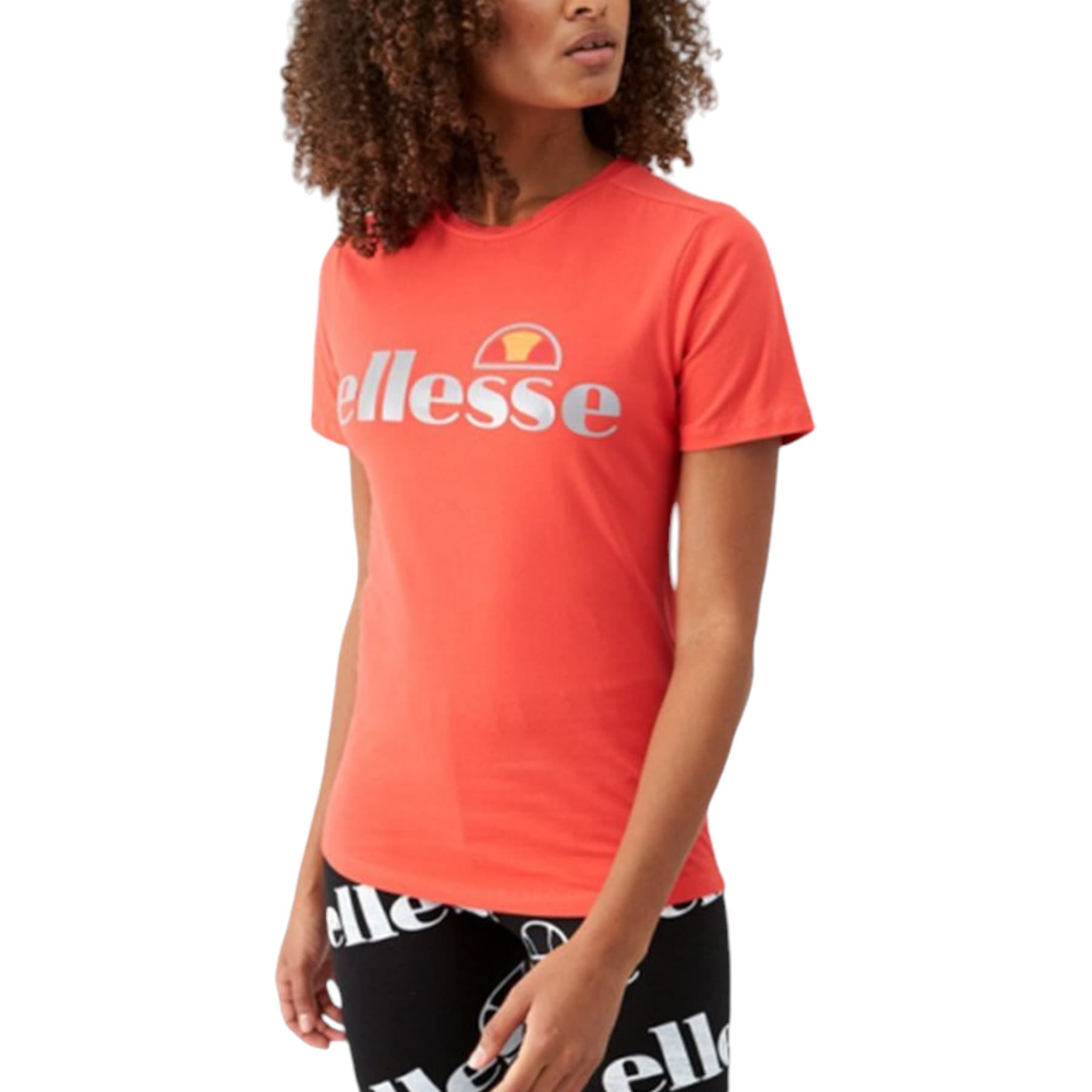 Ellesse Barletta 2 Tee women's t-shirt front view with logo print